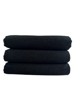 cwonlineshop Handtuch Set Duschtuch Badetuch Frottee 100% Baumwolle, (Spar-Set, 4-tlg), 4 Teilig oder 8 Teiliger Set (Handtuch (50x90 cm) Schwarz