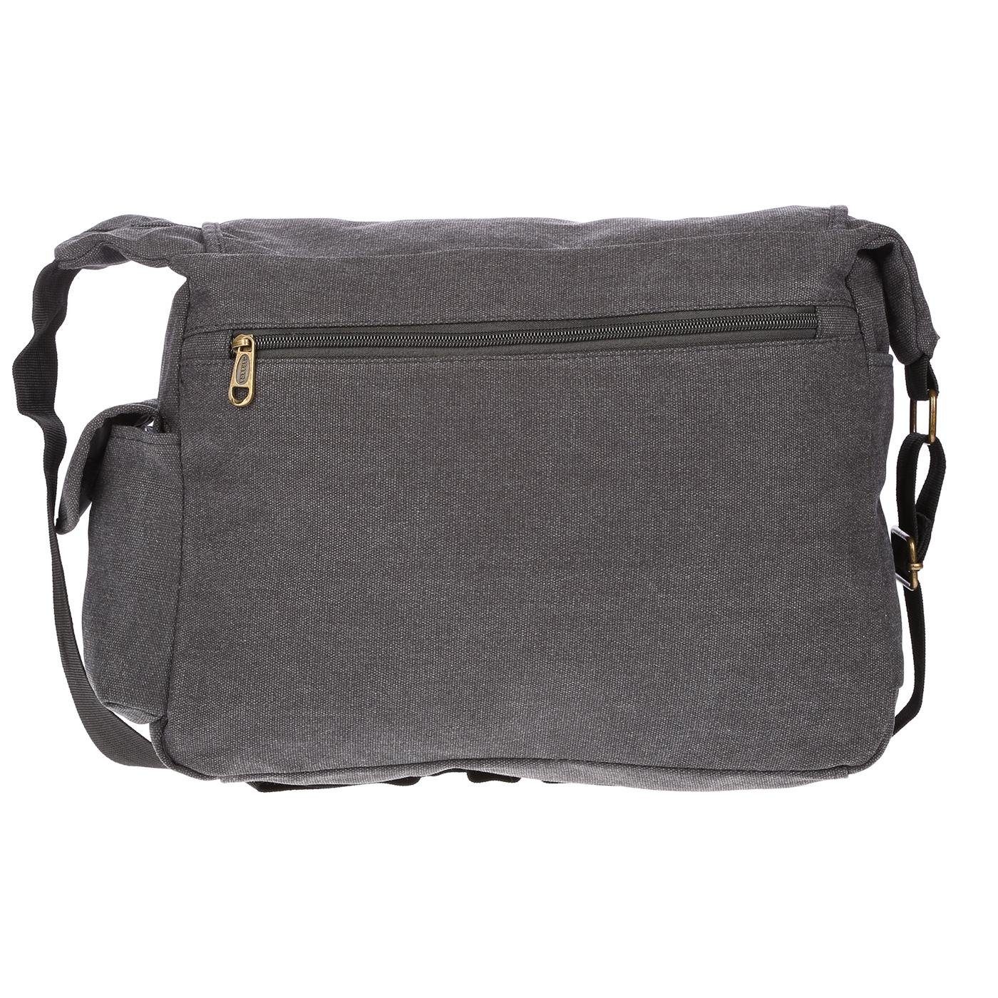 Christian Wippermann Businesstasche Große XL Herren Damen Tasche Umhängetasche Canvas Bag (1 tlg), Messenger