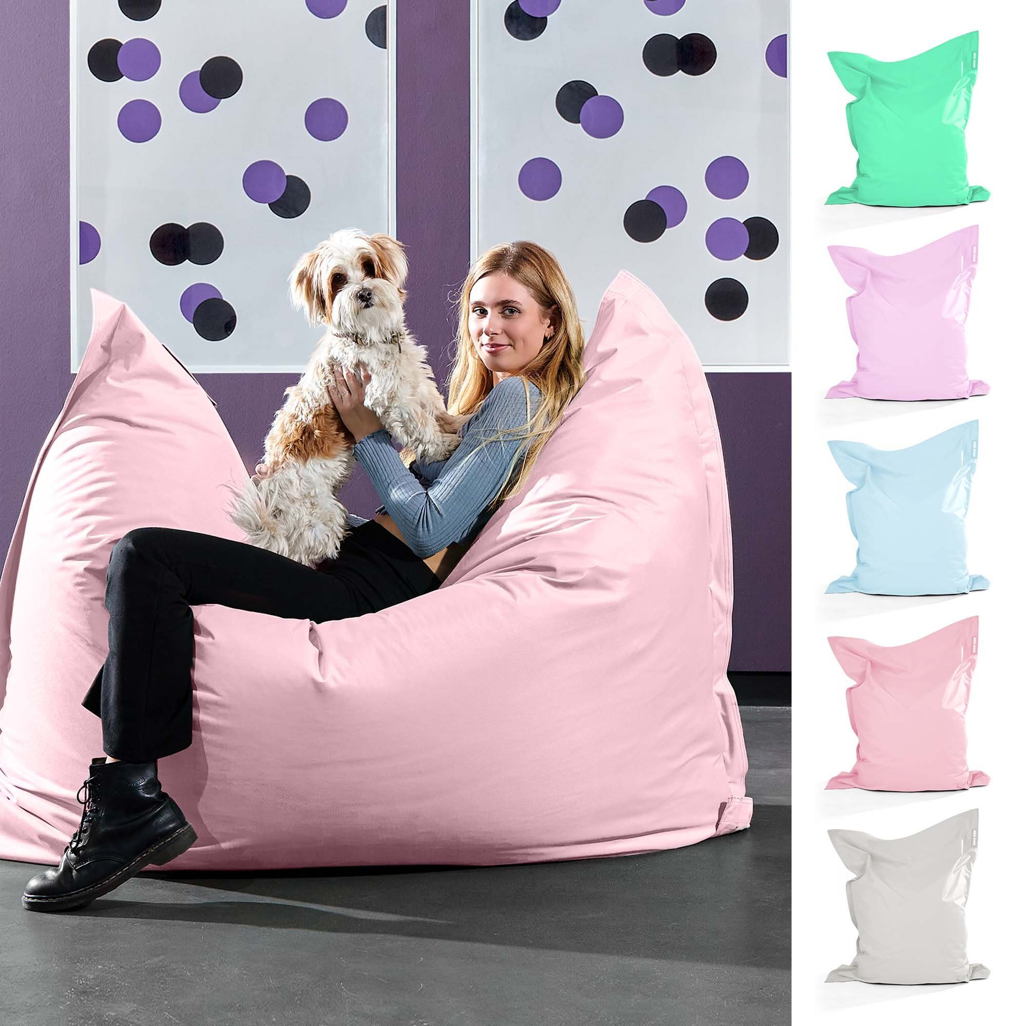 Green Bean Sitzsack Square (XXL Riesensitzsack 140x180cm 380 Liter Kinder & günstig online kaufen