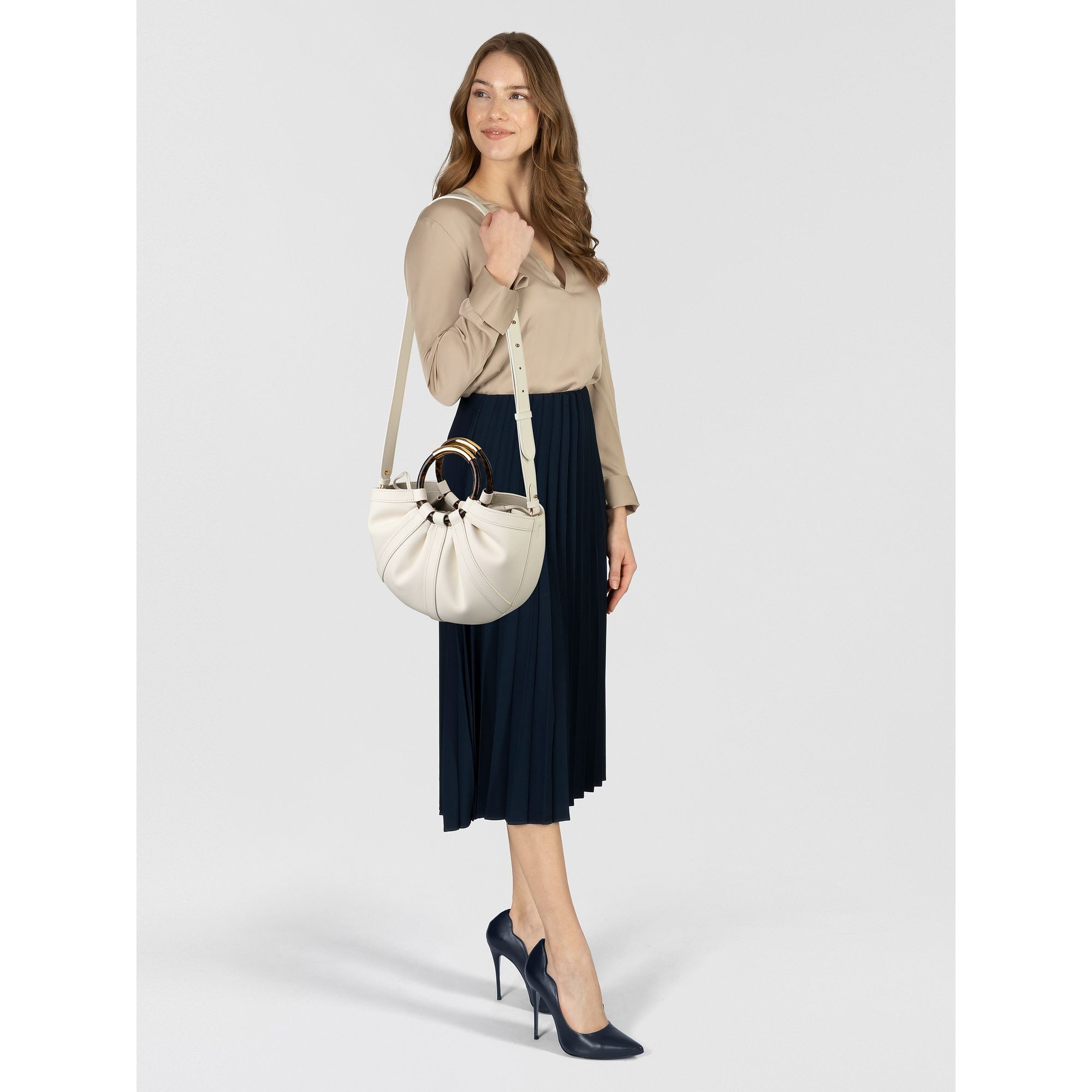 COCCINELLE Shopper Shell, Leder