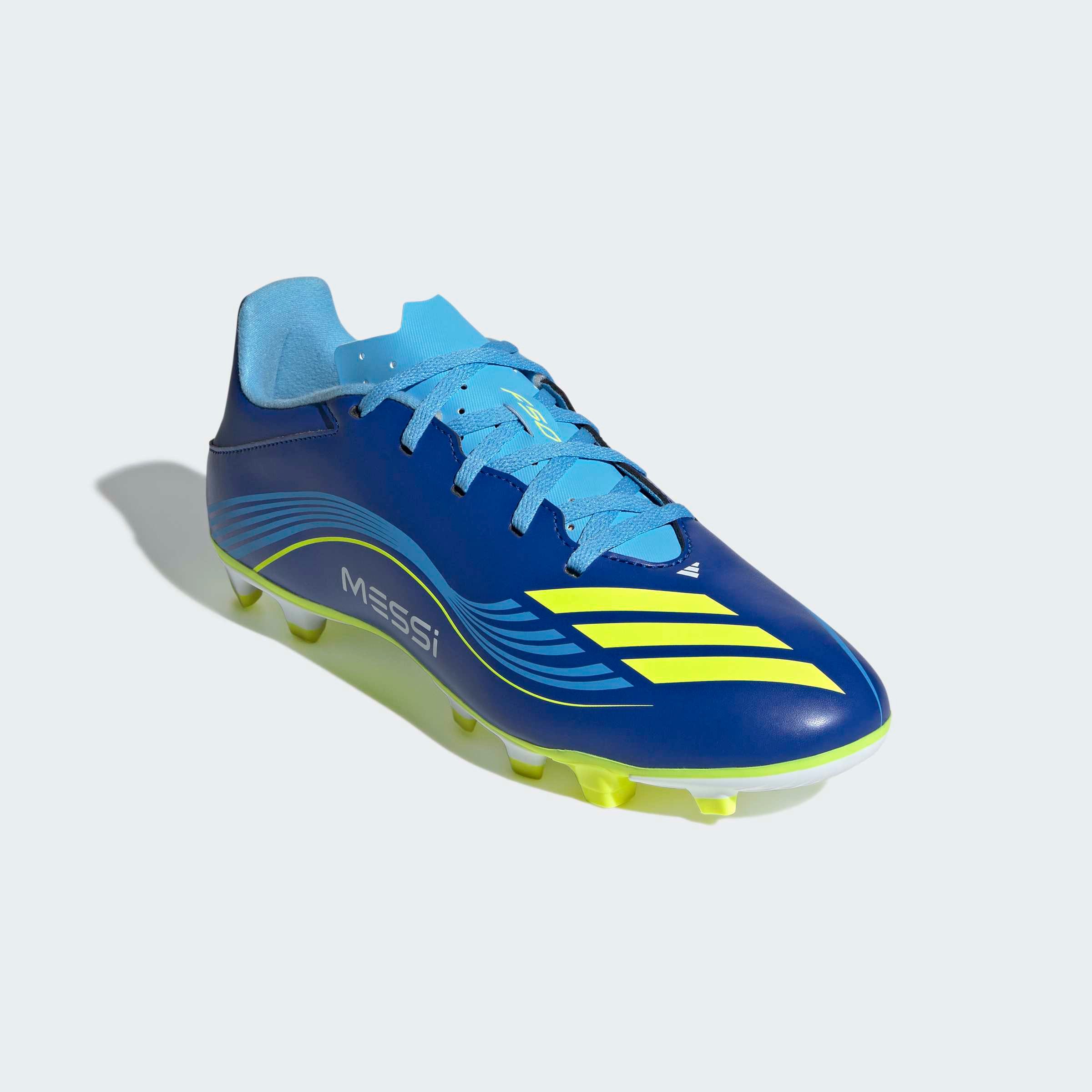 adidas Performance F50 MESSI CLUB FÜR HART- UND ASCHENPLÄTZE Fußballschuh geeignet für Rasen- und Kunstrasenplätze