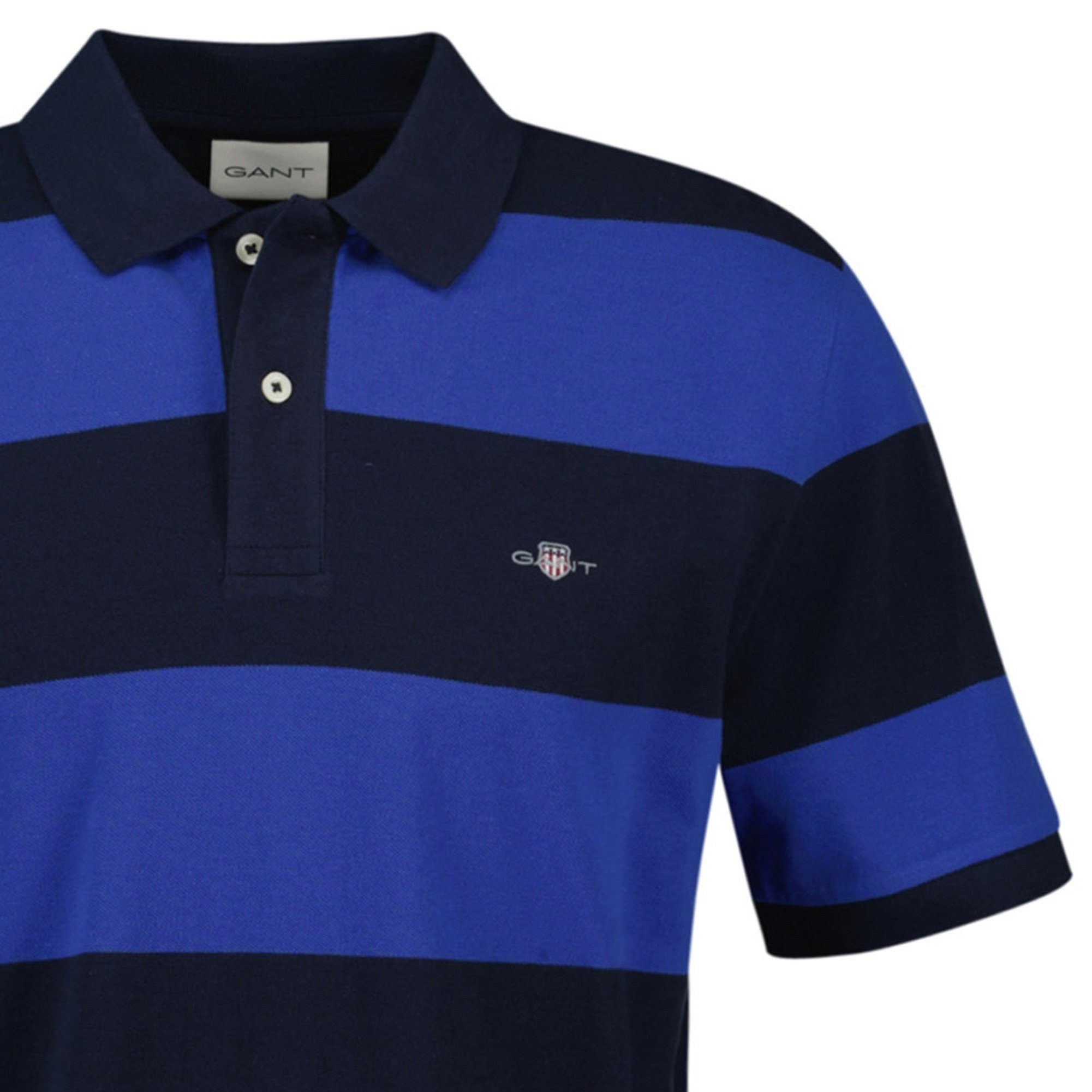 Gant Poloshirt Herren Poloshirt Baumwolle BLOCK STRIPE POLO