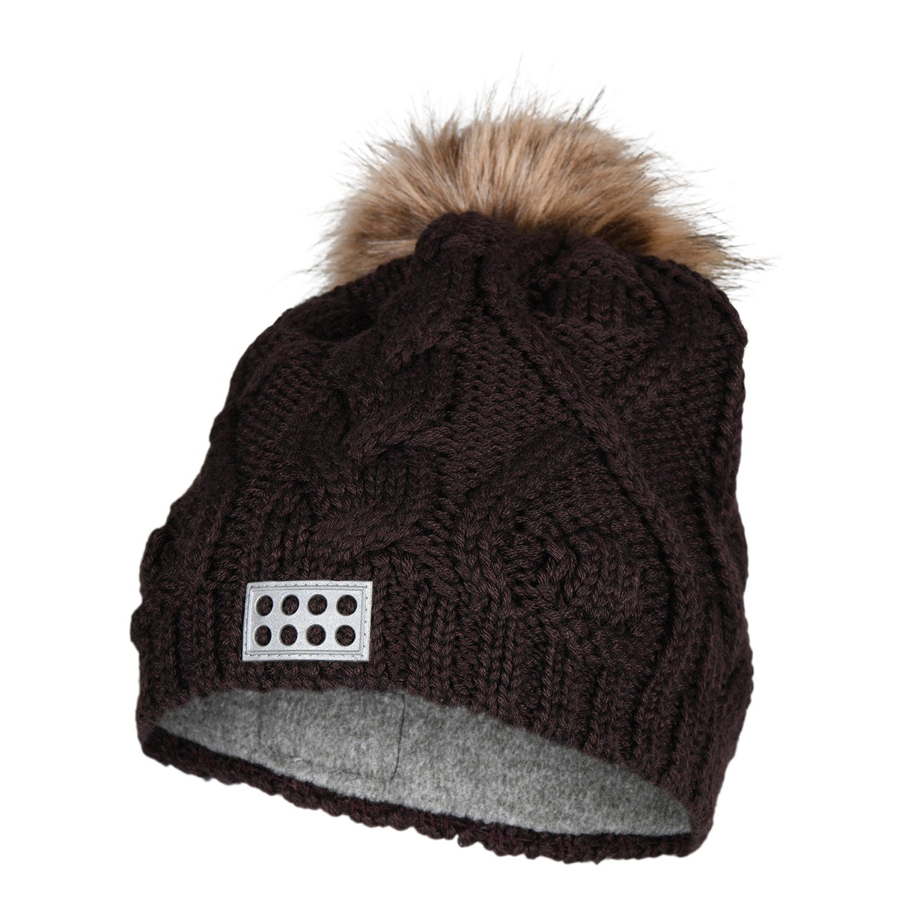 LEGO® Wear Bommelmütze LWANITTA 702 - HAT (1-St., 1) Dark Brown