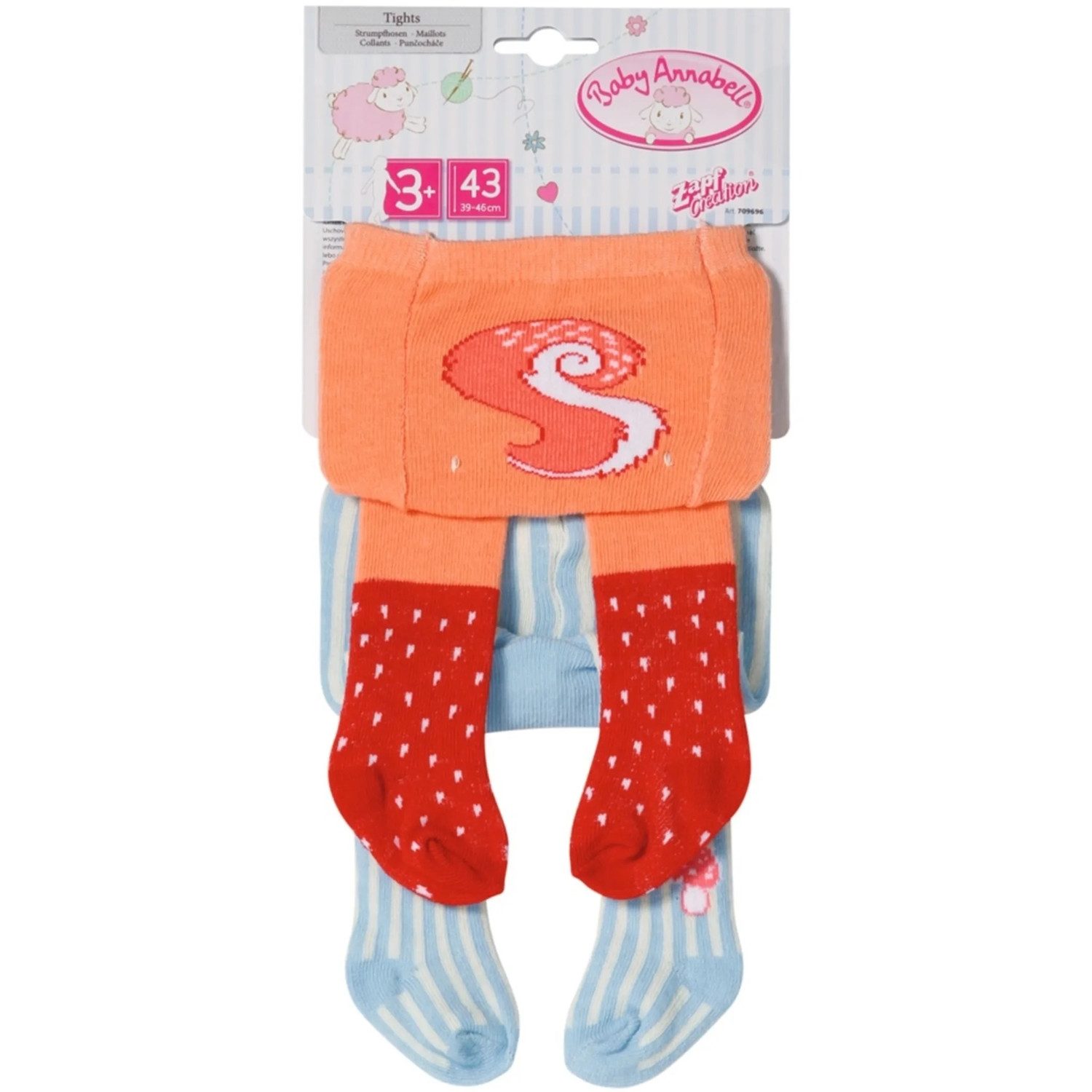 Zapf Creation® Puppenkleidung 709696 Baby Annabell Strumpfhosen 43cm, 1 x 2 günstig online kaufen