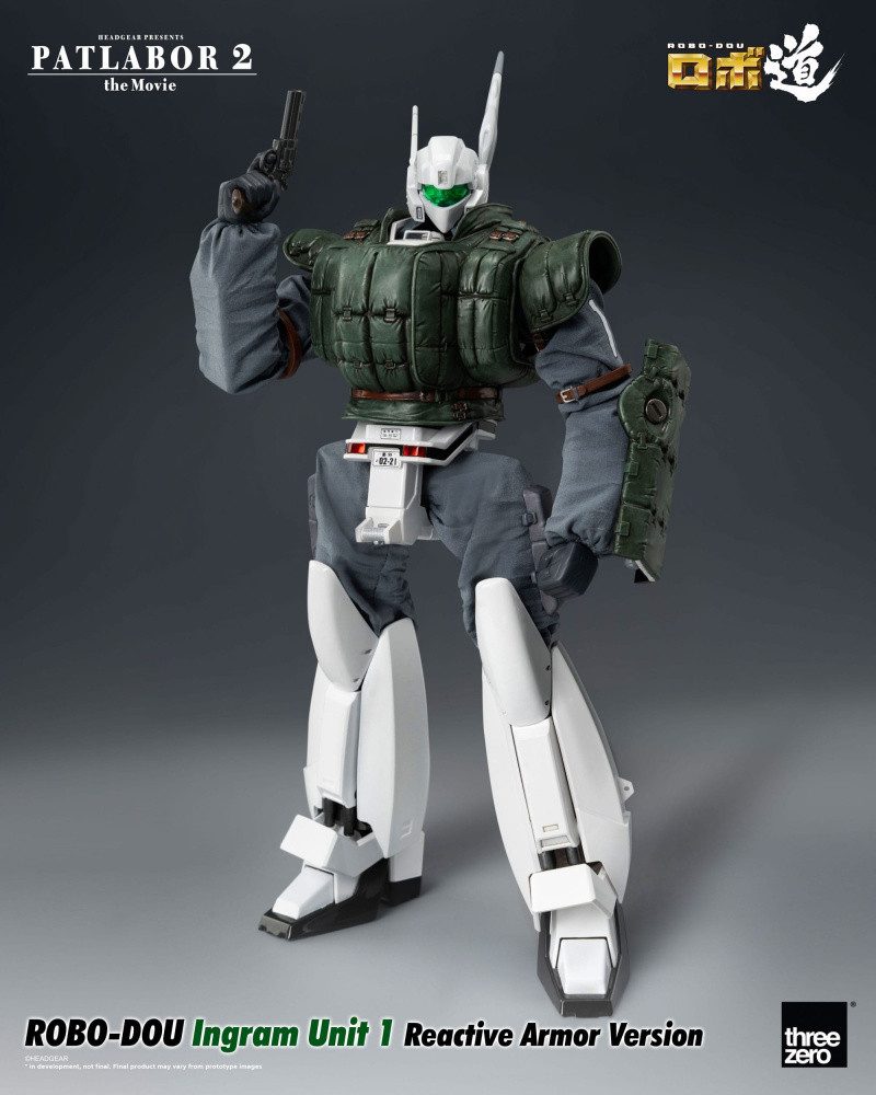 ThreeZero Actionfigur Patlabor 2: The Movie Robo-Dou Actionfigur Ingram Unit 1 Reactive Armo
