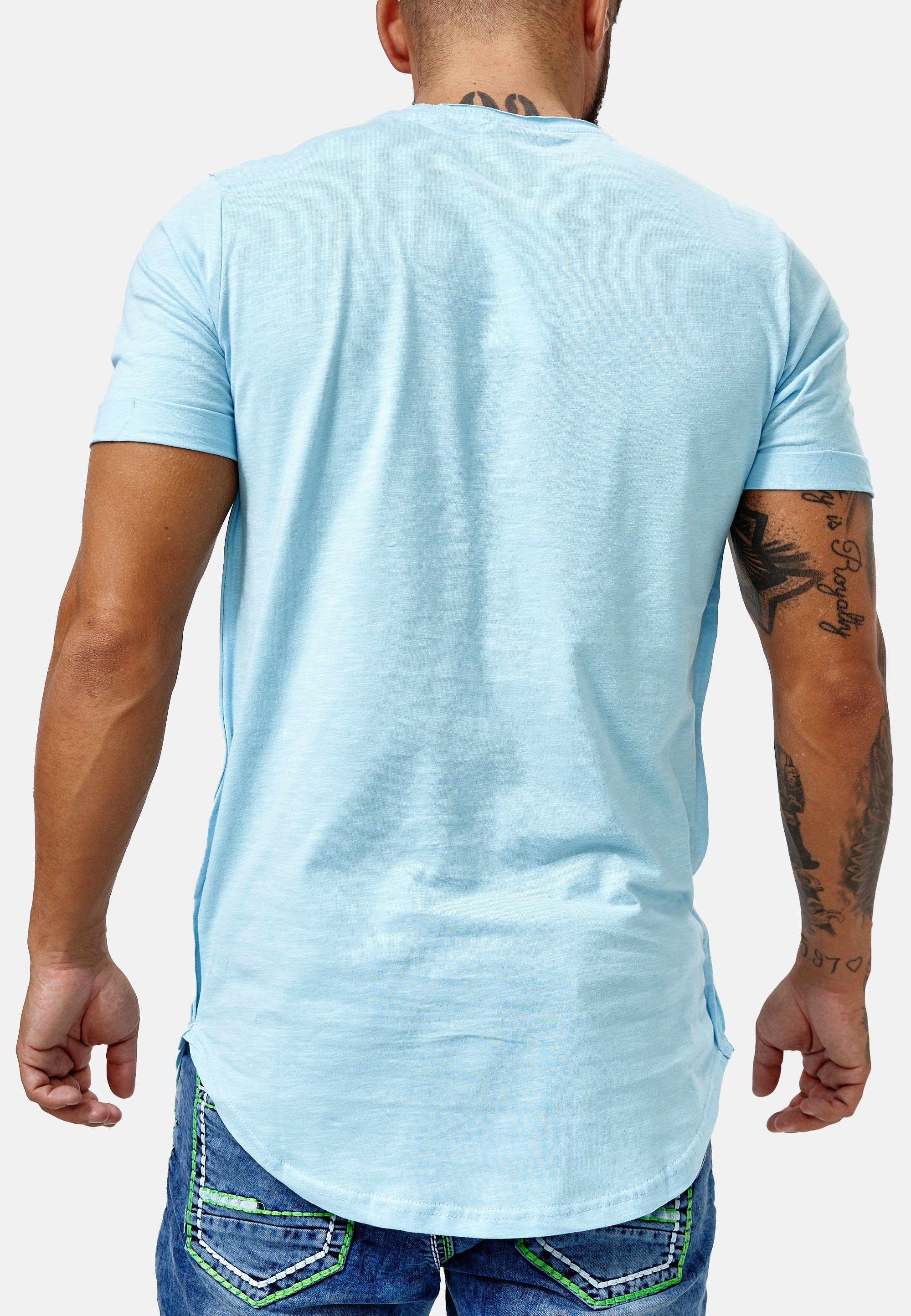 (1-tlg) T-Shirt Blau 3754 T-Shirt Code47 Code47