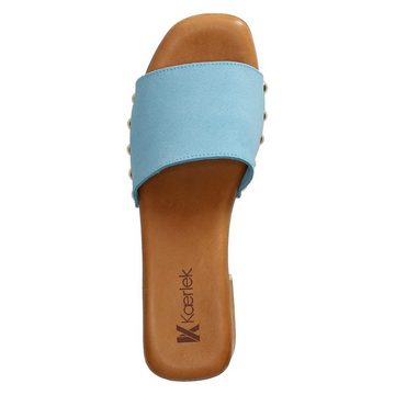 Kaerlek Kaerlek Damen Clogs Pantoletten Blau Clog