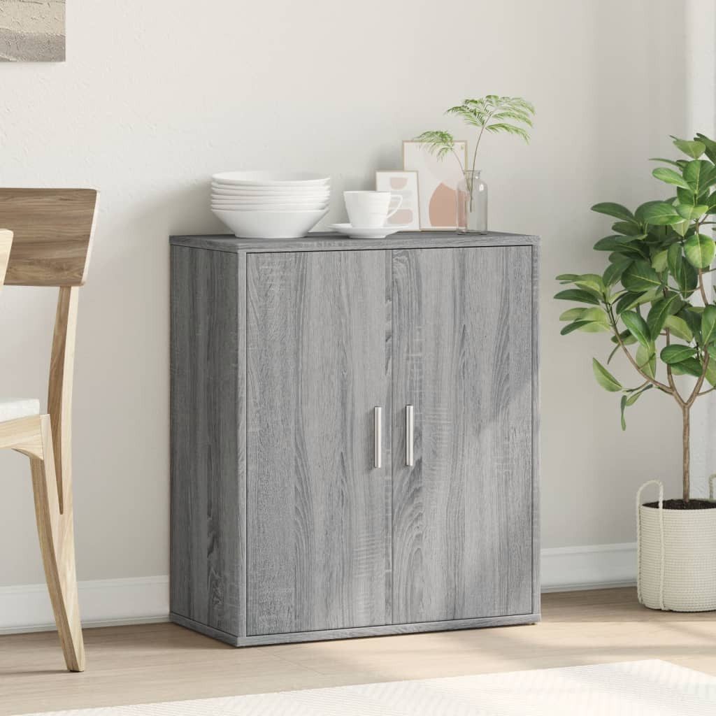 vidaXL Sideboard Sideboard Grau Sonoma-Eiche 60x31x70 günstig online kaufen