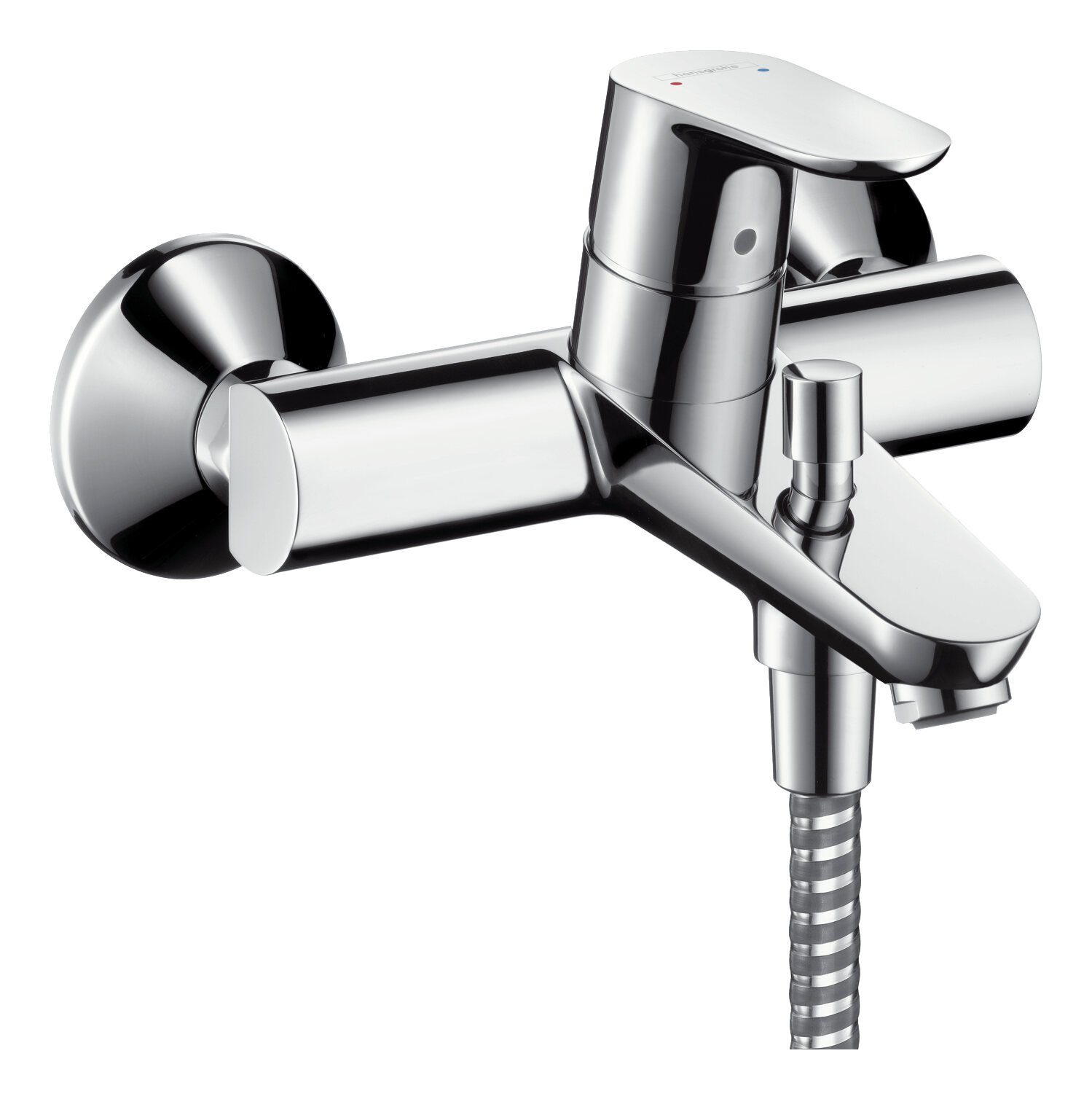 hansgrohe Wannenarmatur Focus Einhebel-Wannenmischer Aufputz - Chrom