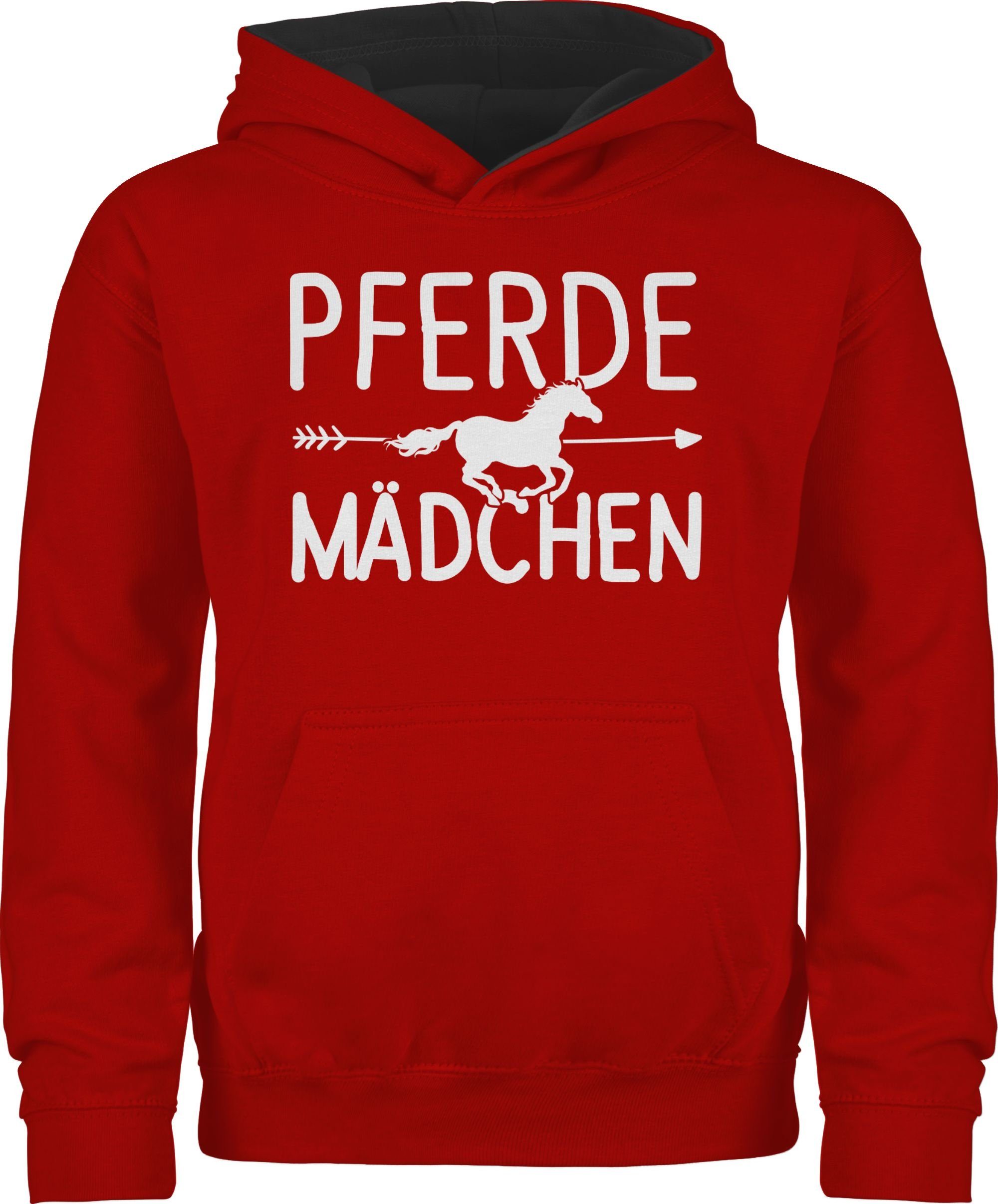 Shirtracer Hoodie Pferde Mädchen Pferdemädchen Pferd, Der Unisex