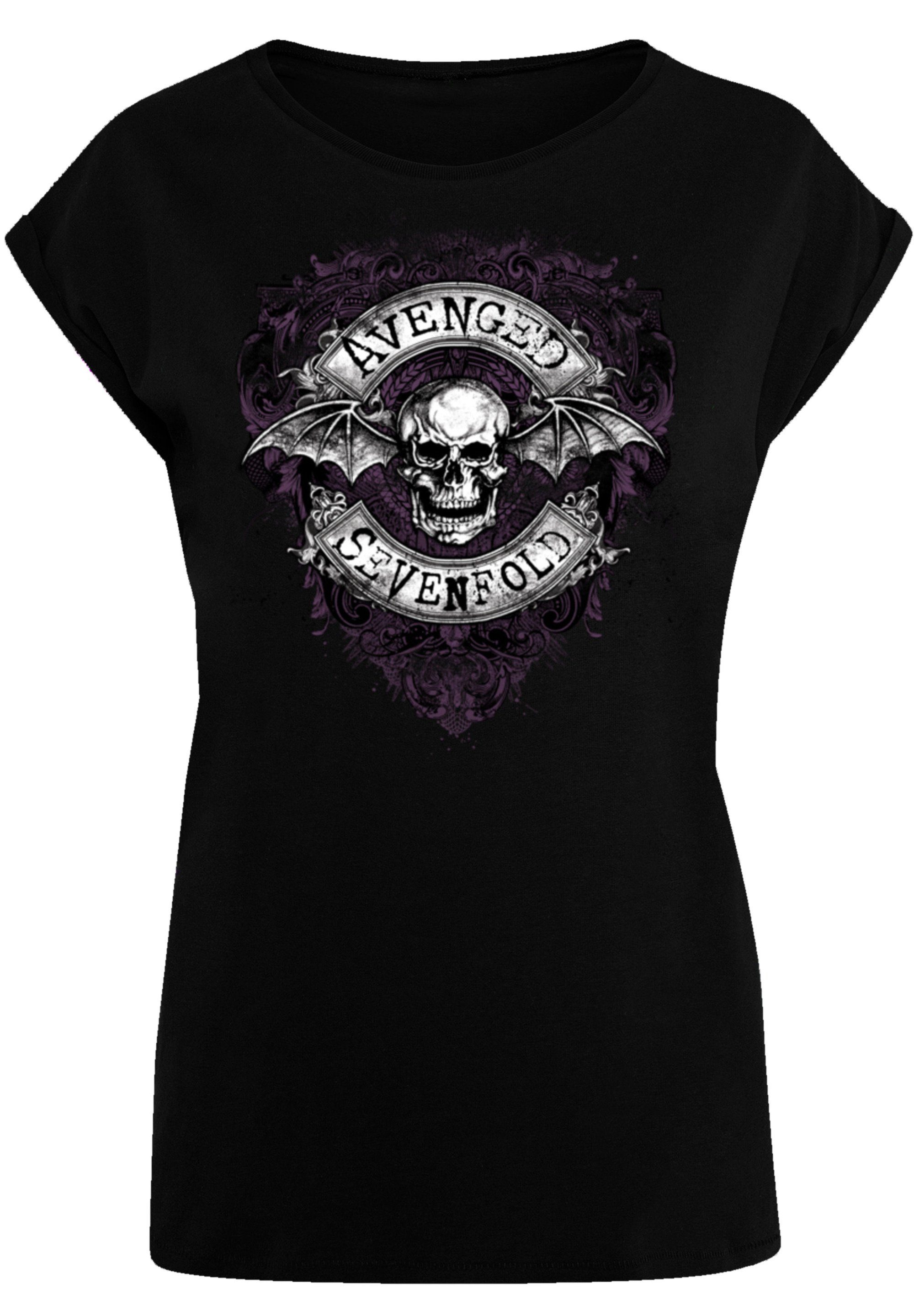 Band, F4NT4STIC Metal Rock Avenged Premium Bat Qualität, T-Shirt Band Rock-Musik Sevenfold Flourish