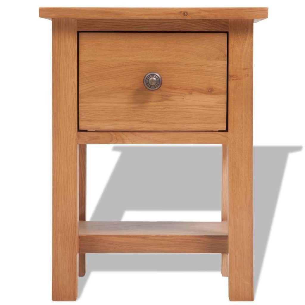 furnicato Nachttisch 36x30x47 cm Massivholz Eiche günstig online kaufen