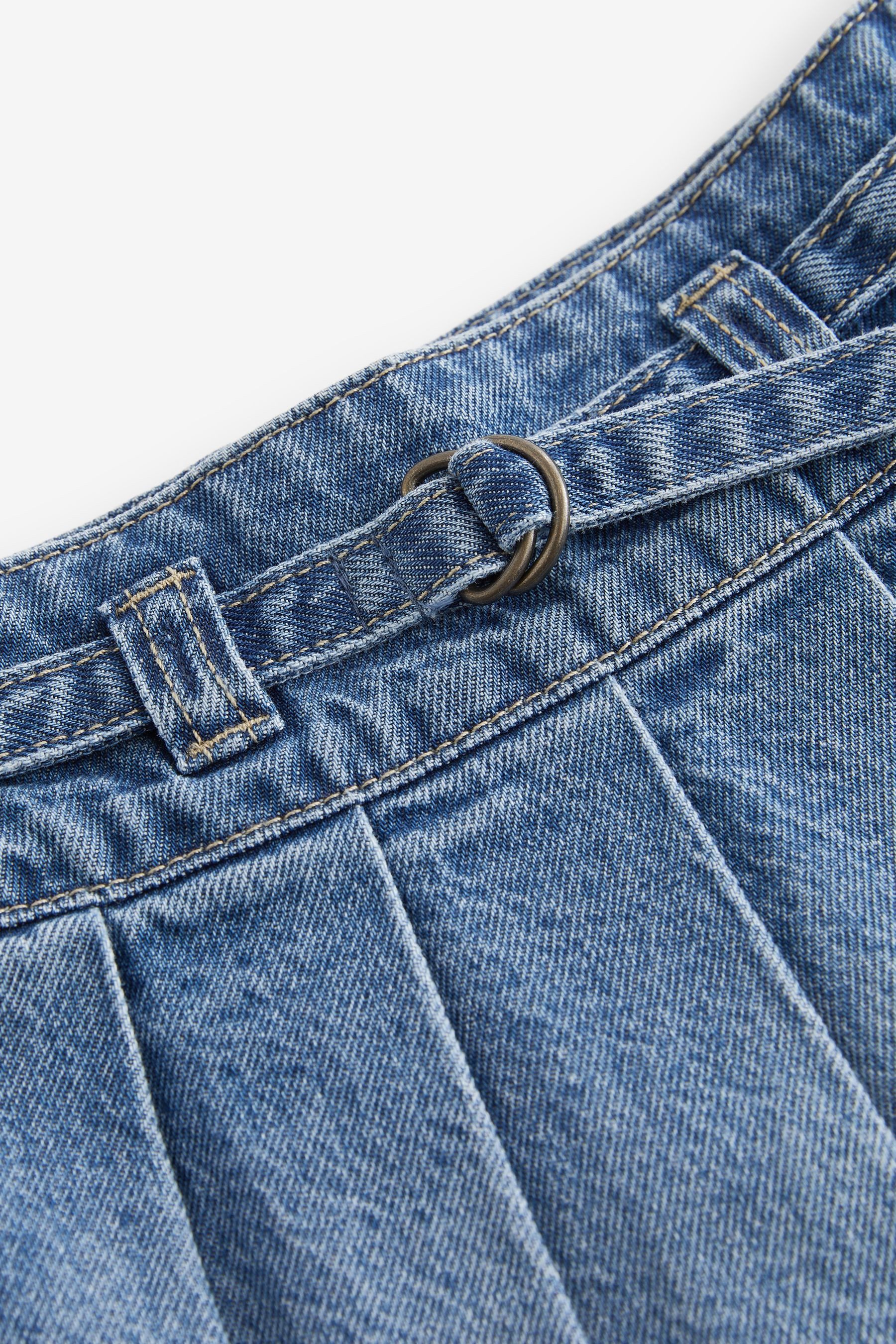 Next Jeansrock Denim-Rock mit Faltendetails (1-tlg)