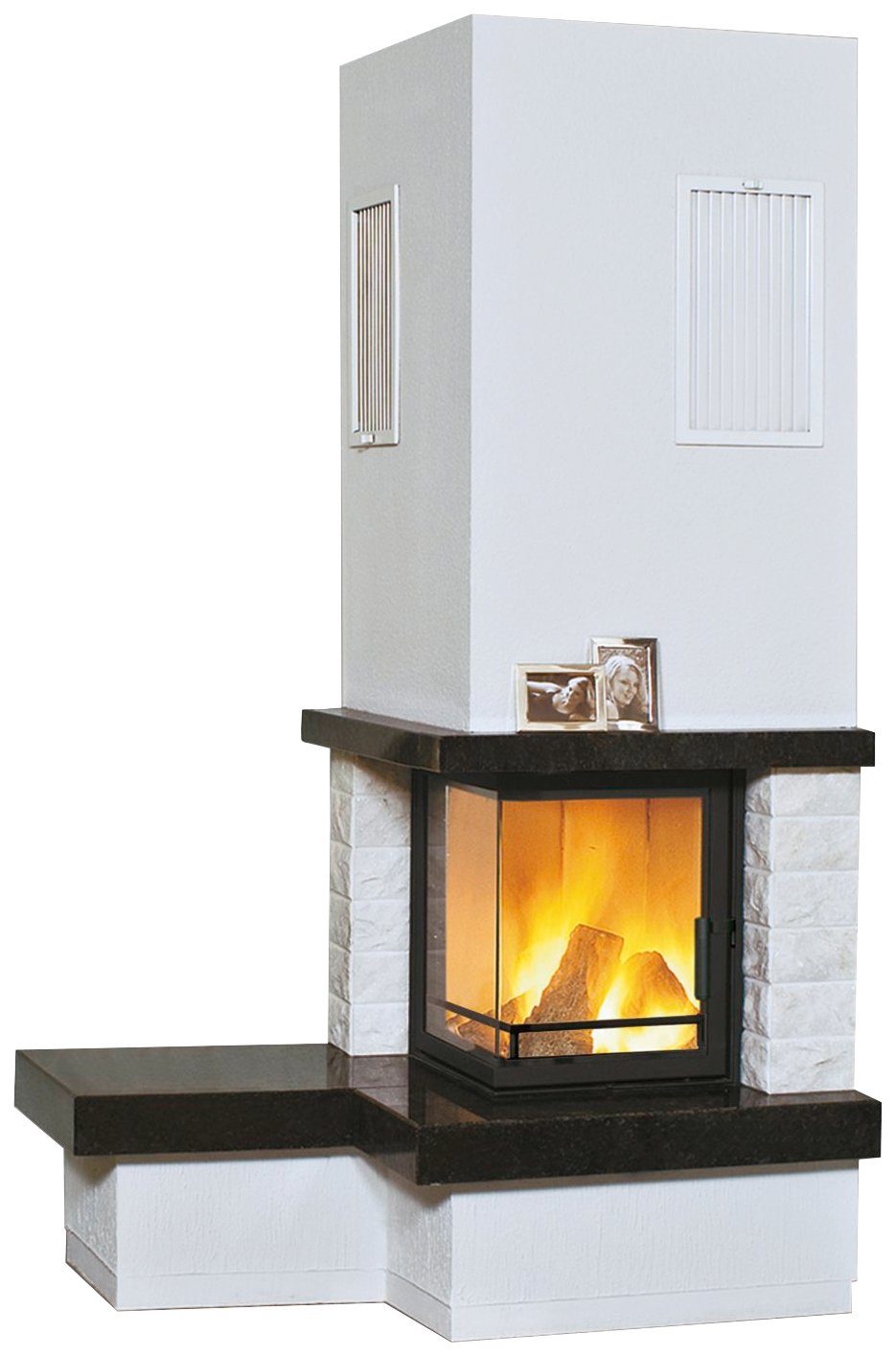 HARK Комплекты камина »Nebraska«, 5 kW, Zeitbrand, Aufbaumaterial bis Raumhöhe 250cm inkl.