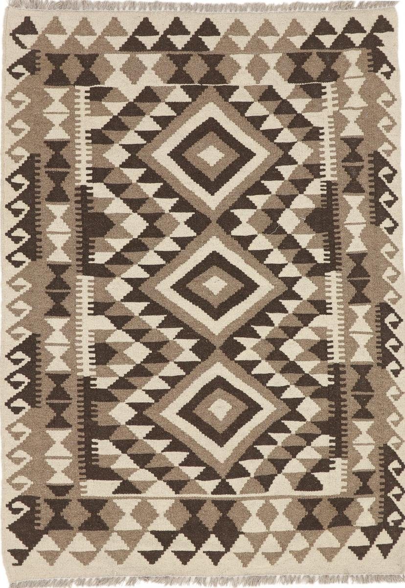 Orientteppich Kelim Afghan Heritage 102x142 Handgewebter Moderner Orientteppich, Nain Trading, rechteckig, Höhe: 3 mm | Kurzflor-Teppiche