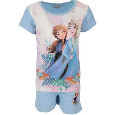 Mädchen Disney Eiskönigin Schlafanzüge Elsa Anna marineblau PJ Nachtbekleidung 