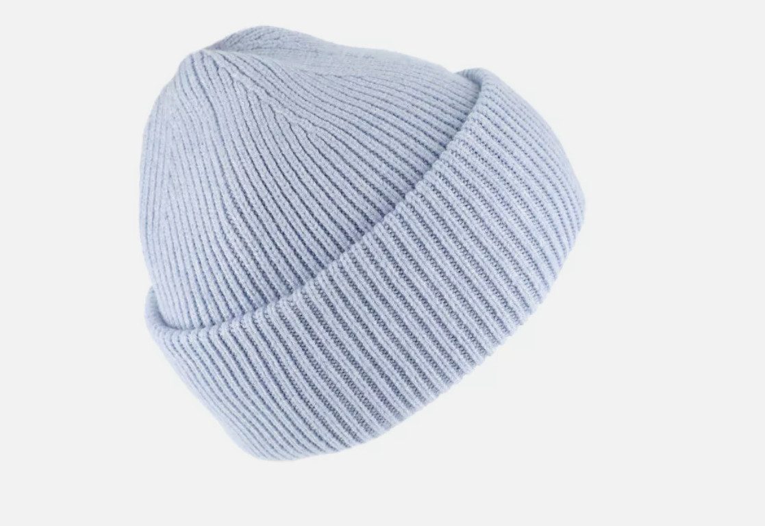Fiebig Beanie Feinstrickmütze Beanie mit Umschlag günstig online kaufen