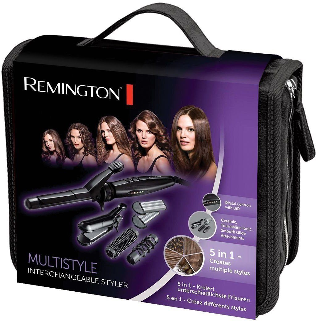 Remington Multihaarstyler S8670 inkl. wendbaren Stylingplatten, 5-in-1