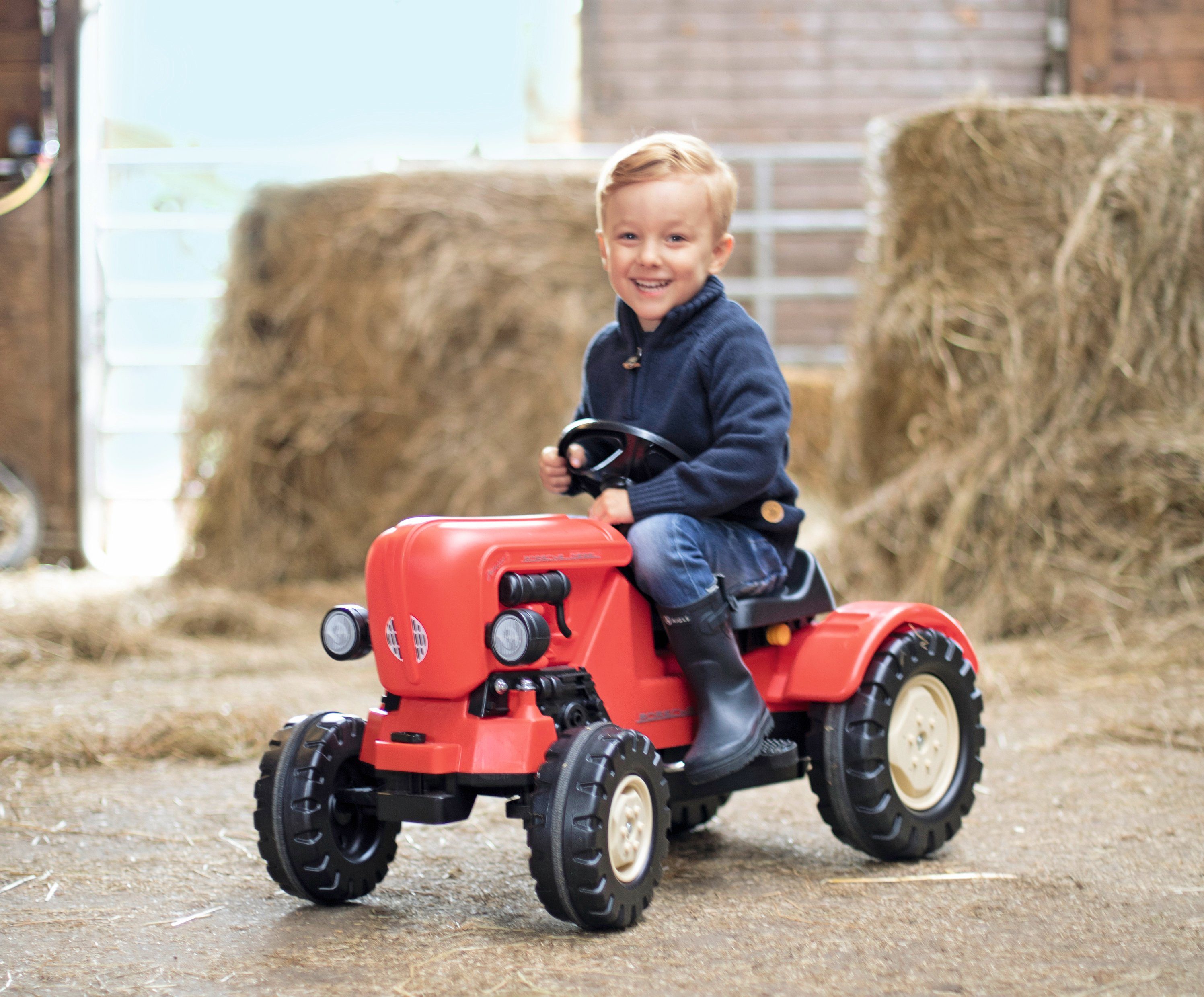 BIG Trettraktor Porsche Diesel-Junior, BxTxH: 46x54x88 cm
