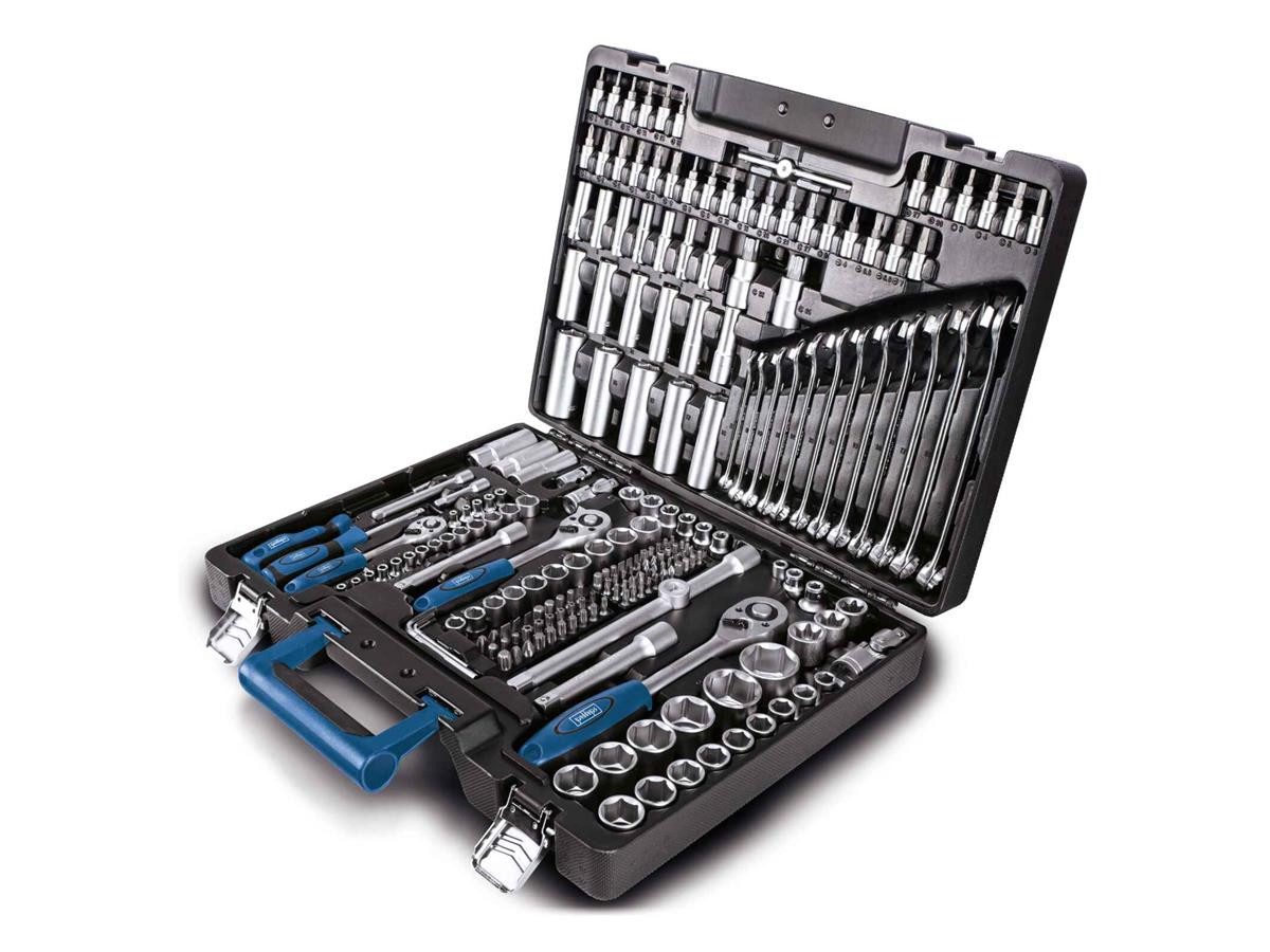 Scheppach Werkzeugset Werkzeugkoffer TB217, (217-tlg), aus Chrom-Vanadium-S günstig online kaufen
