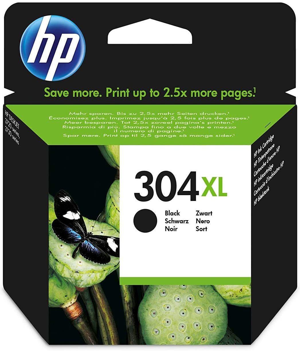 HP Druckerpatrone Original HP 304XL (N9K08AE) Black Tintenpatrone