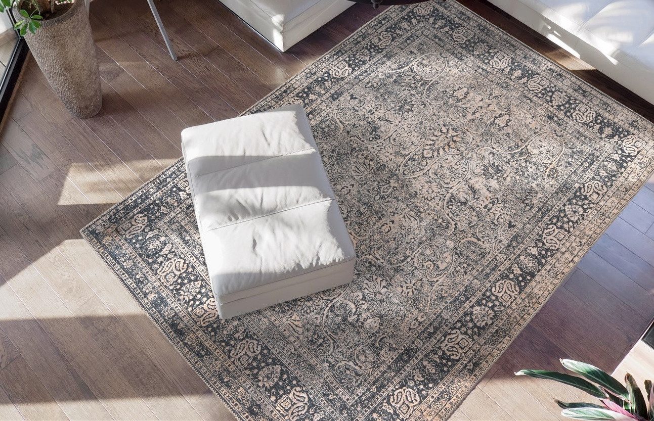 me gusta Teppich Faye 925, rechteckig, Höhe: 6 mm, Flachgewebe, gedrucktes Motiv, Wohnzimmer