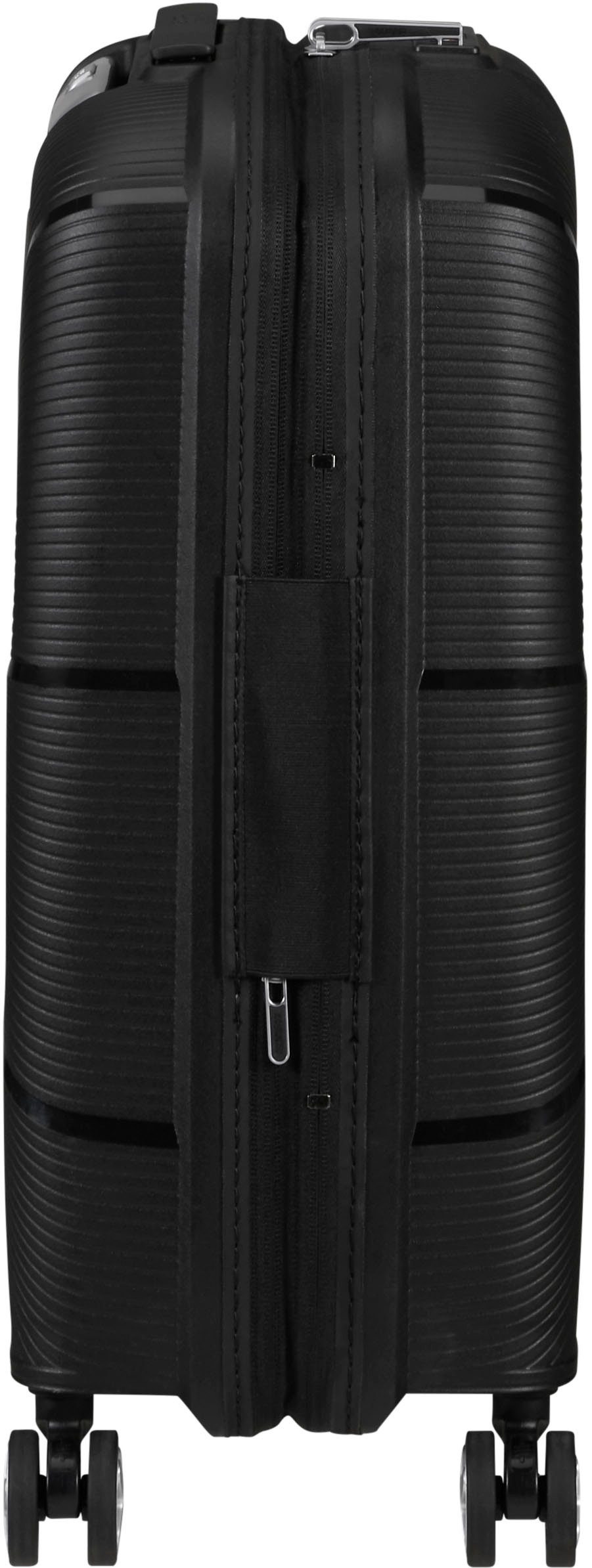 American Tourister® Hartschalen-Trolley Starvibe, black, 4 enthält Rollen, 55 cm, mit Material recyceltes Volumenerweiterung
