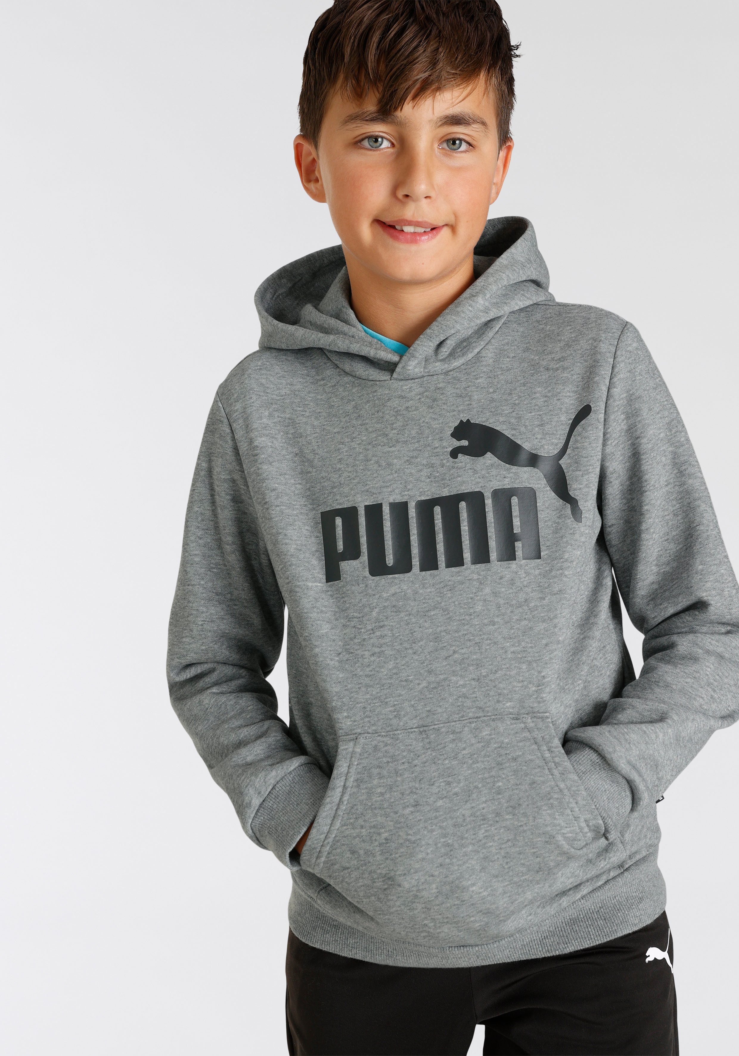 PUMA Kapuzensweatshirt ESS BIG LOGO HOODIE FL B