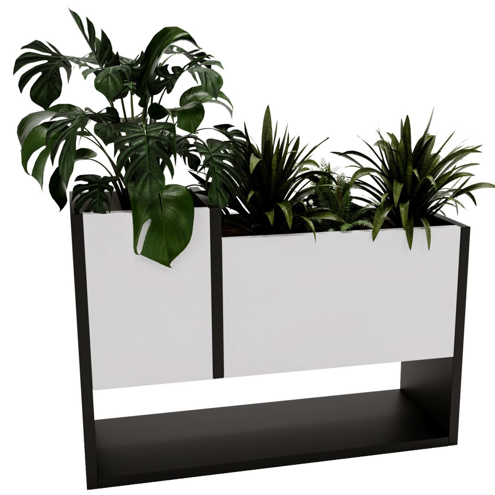 CraftPAK Blumenständer für Innenräume, Blumenkasten ohne Einsatz, Pflanzkas günstig online kaufen