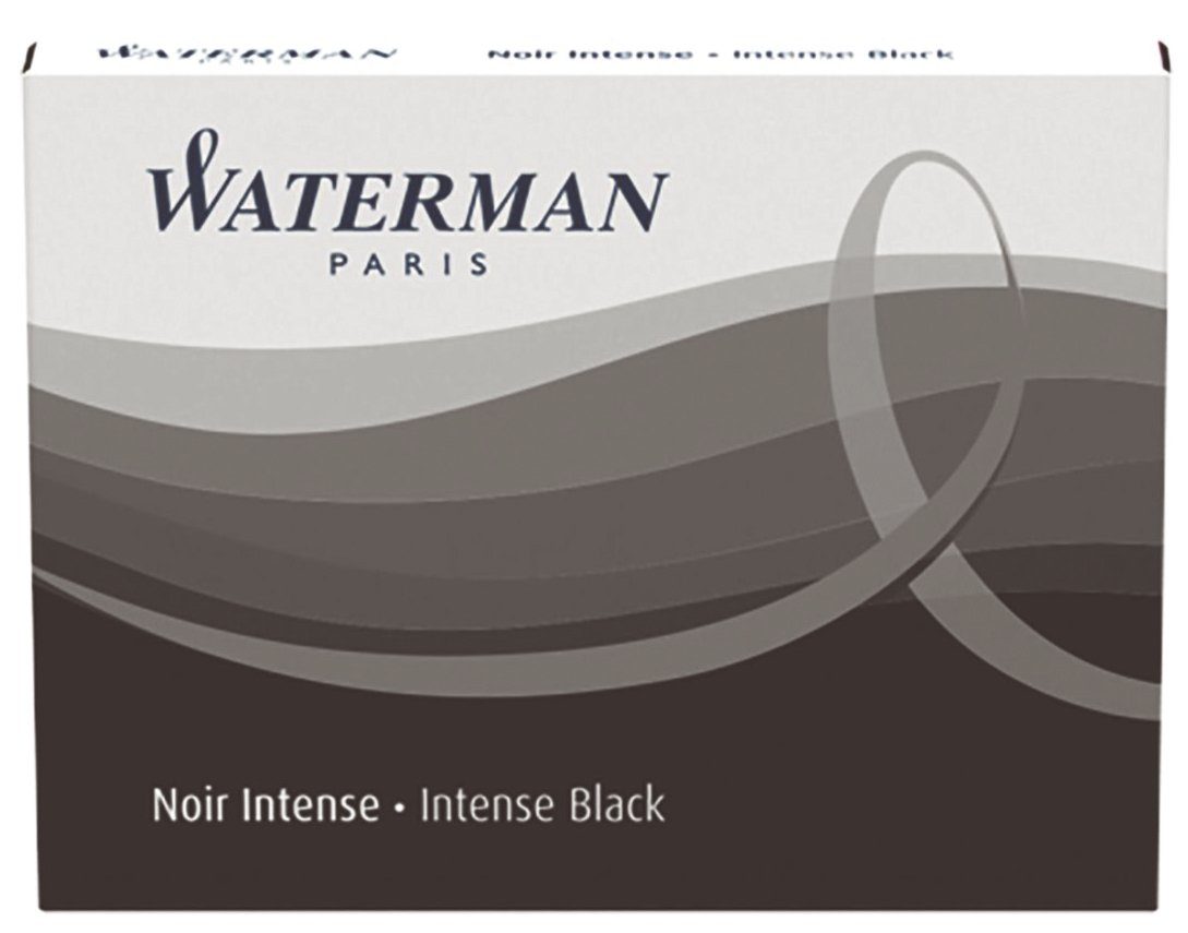 Waterman Kugelschreiber WATERMAN Intense 8 Stand. Tintenpatrone Black