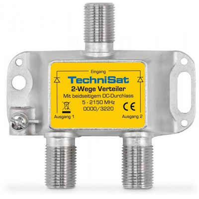 TechniSat SAT-Verteiler 2-Wege Sat-Verteiler/Combiner 2xDC diodenentkoppelt