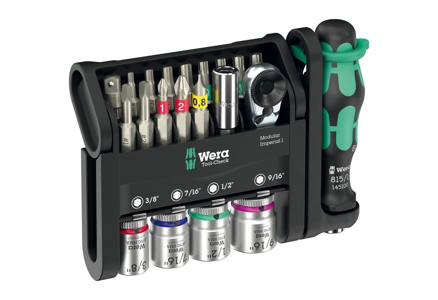 Thumbnail - Wera Werkzeugset Wera Tool-Check Modular Set Imperial 1, mit 3, (50-tlg)