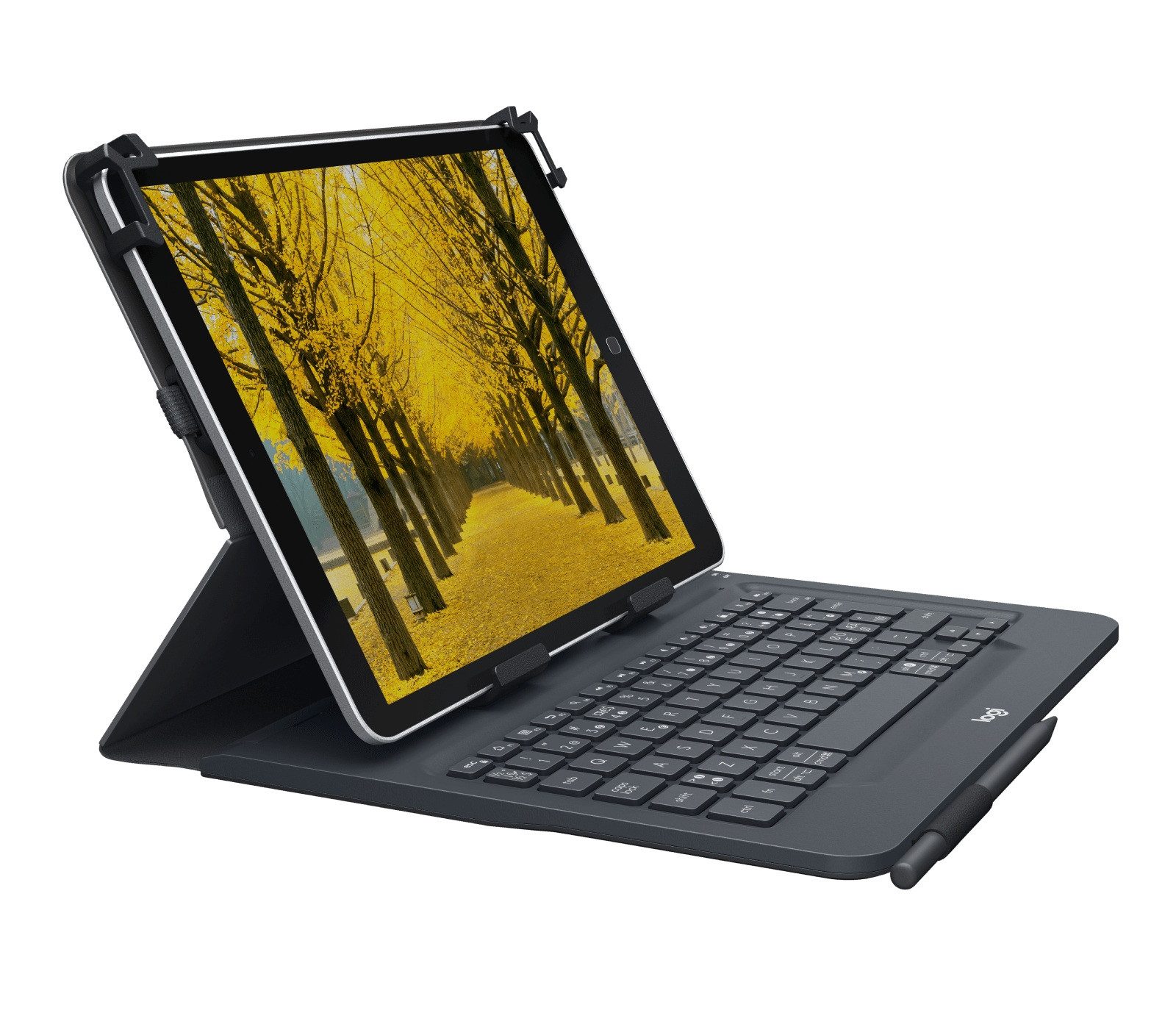 Logitech Universal Folio mit integrierter Tastatur für 9-10 Zoll Tablets, iPAD Tablet-Tastatur