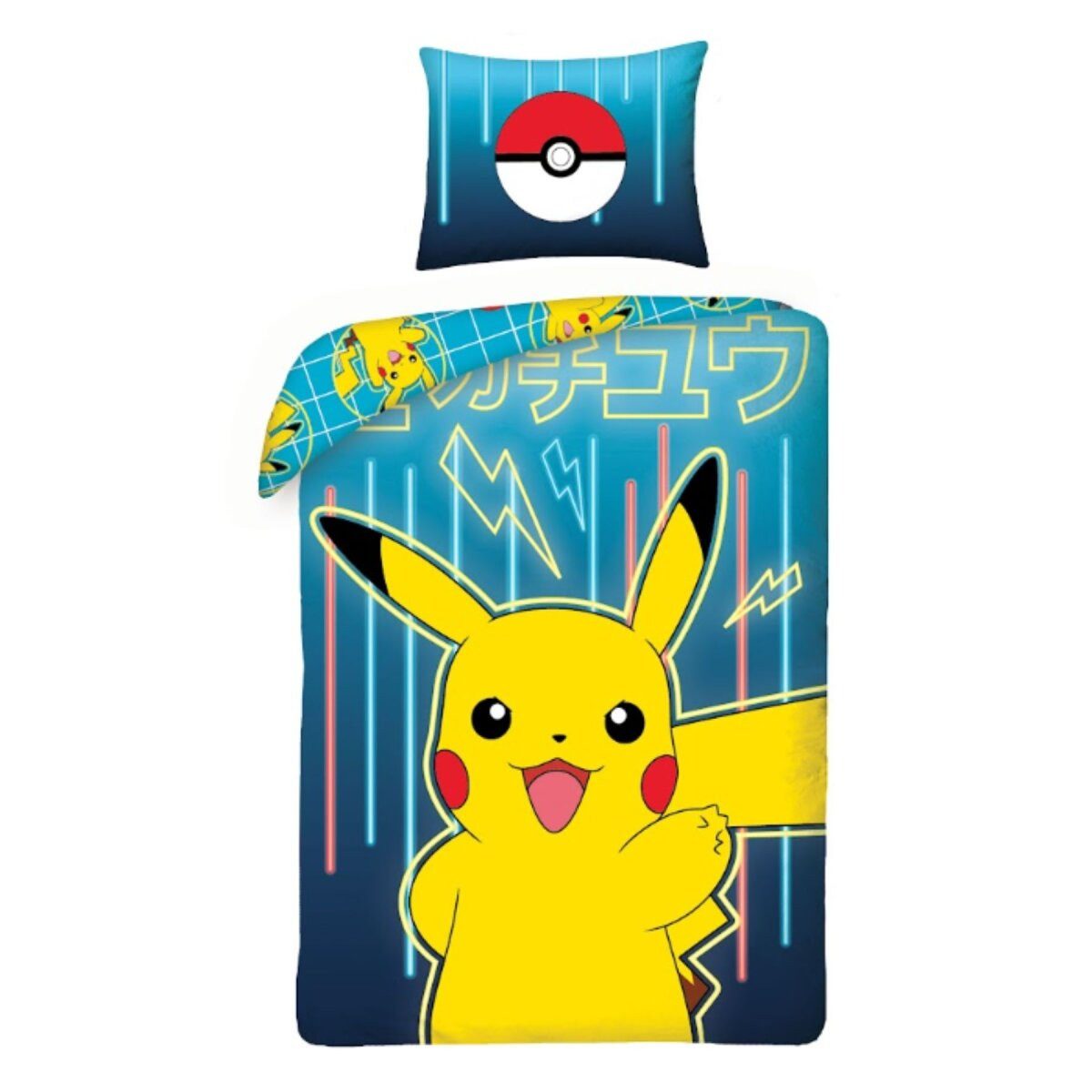 Kinderbettwäsche Pokémon Bettwäsche Bettbezug 140x200cm 60x70cm