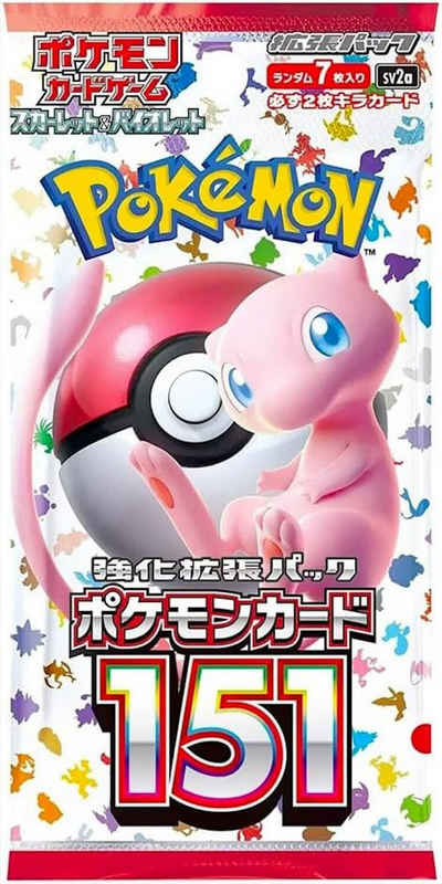 POKÉMON Sammelkarte Pokémon 151 Booster Pack - Japanisch Sprache!