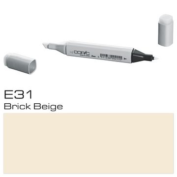 COPIC Marker Marker E31, Brick Beige - Layoutmarker für Grafiker und Designer