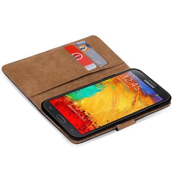CoolGadget Handyhülle Book Case Handy Tasche für Samsung Galaxy Note 3 5,7 Zoll, Hülle Klapphülle Flip Cover für Samsung Note 3 Schutzhülle stoßfest