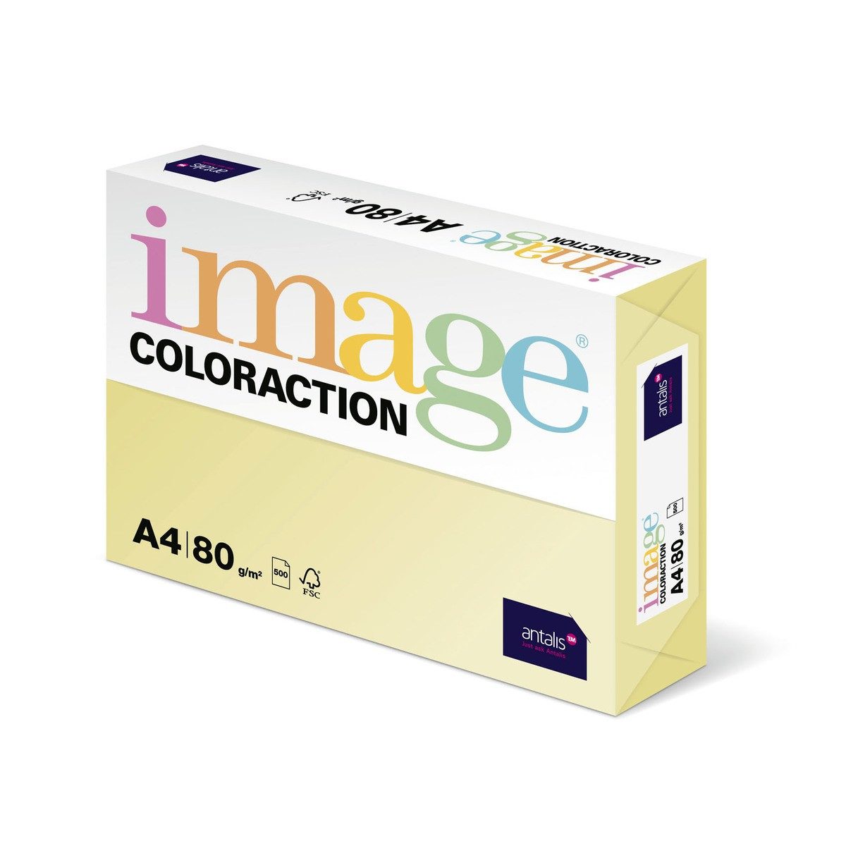 ANTALIS Kopierpapier Kopierpapier image COLORACTION 80g/m² elfenbein DIN A4 500 Blatt