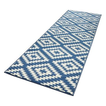 Läufer Teppich Läufer Nordic blau creme, HANSE Home, rechteckig, Höhe: 9 mm