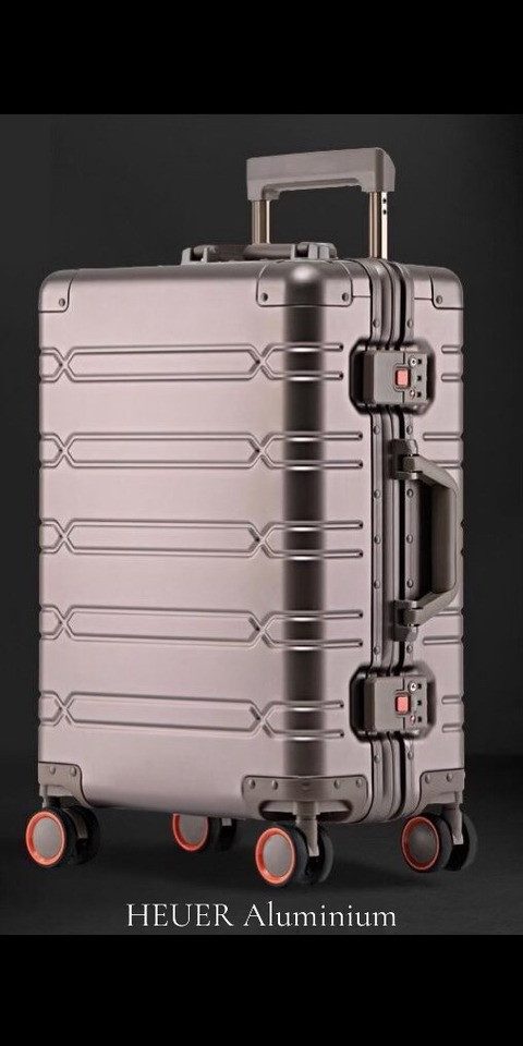 Heuer Koffer Aluminium Line Premium 20/24/28 Zoll, 4 Rollen, TSA-Schlösser, Aluminium, Leicht, Robust