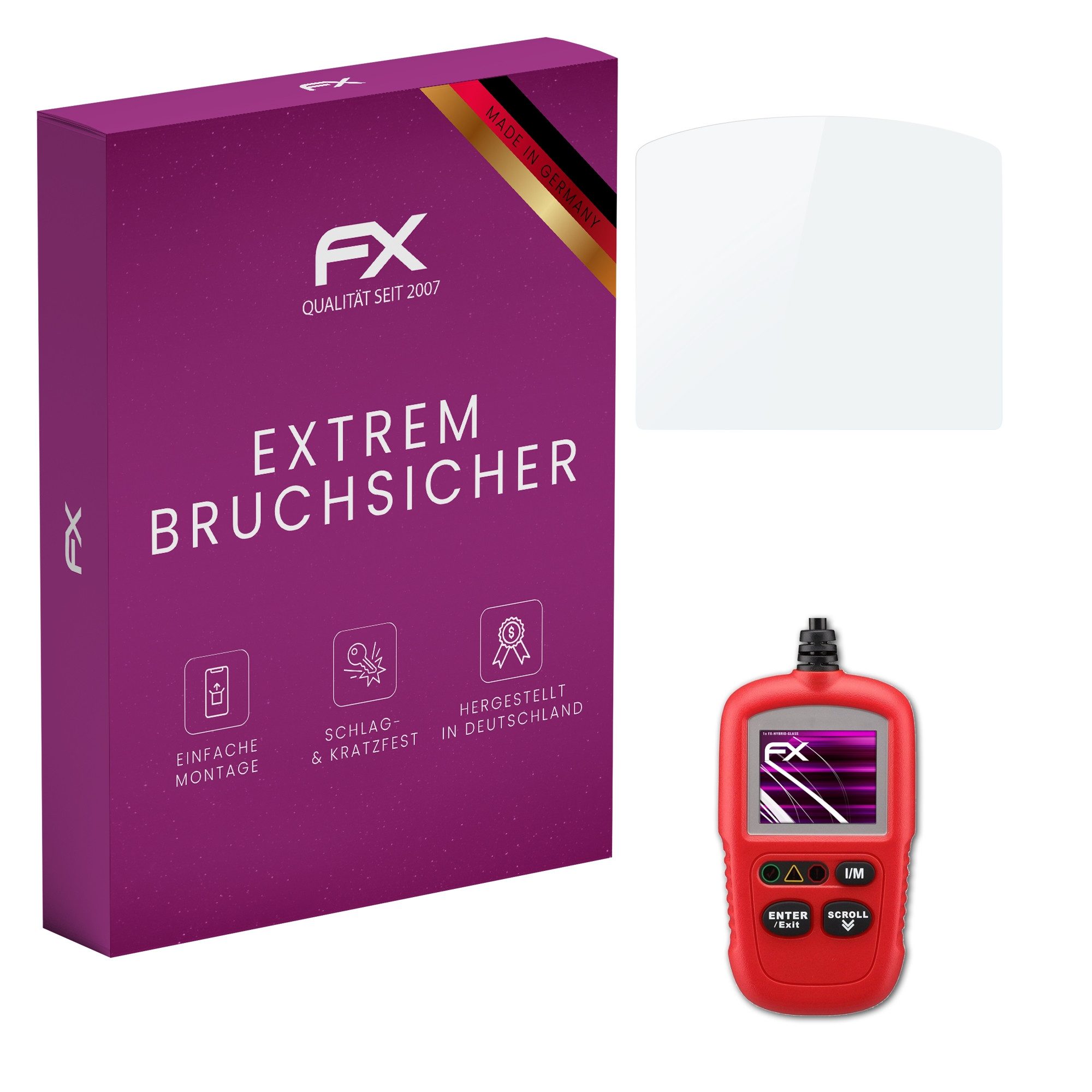Schutzfolie Panzerglasfolie für Autel AutoLink AL319