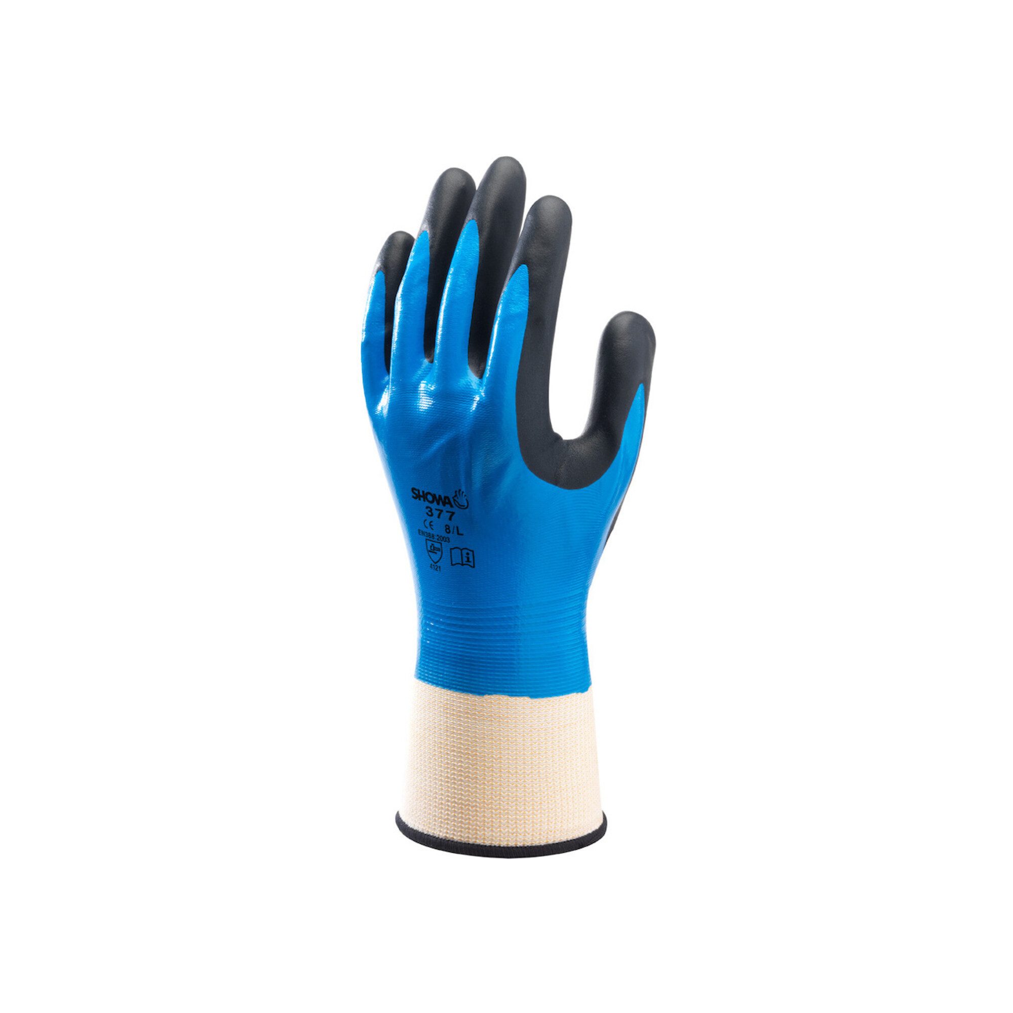 Showa Chemikalien-Schutzhandschuhe SHOWA Montagehandschuh 377, Gr. XL 10 Stk