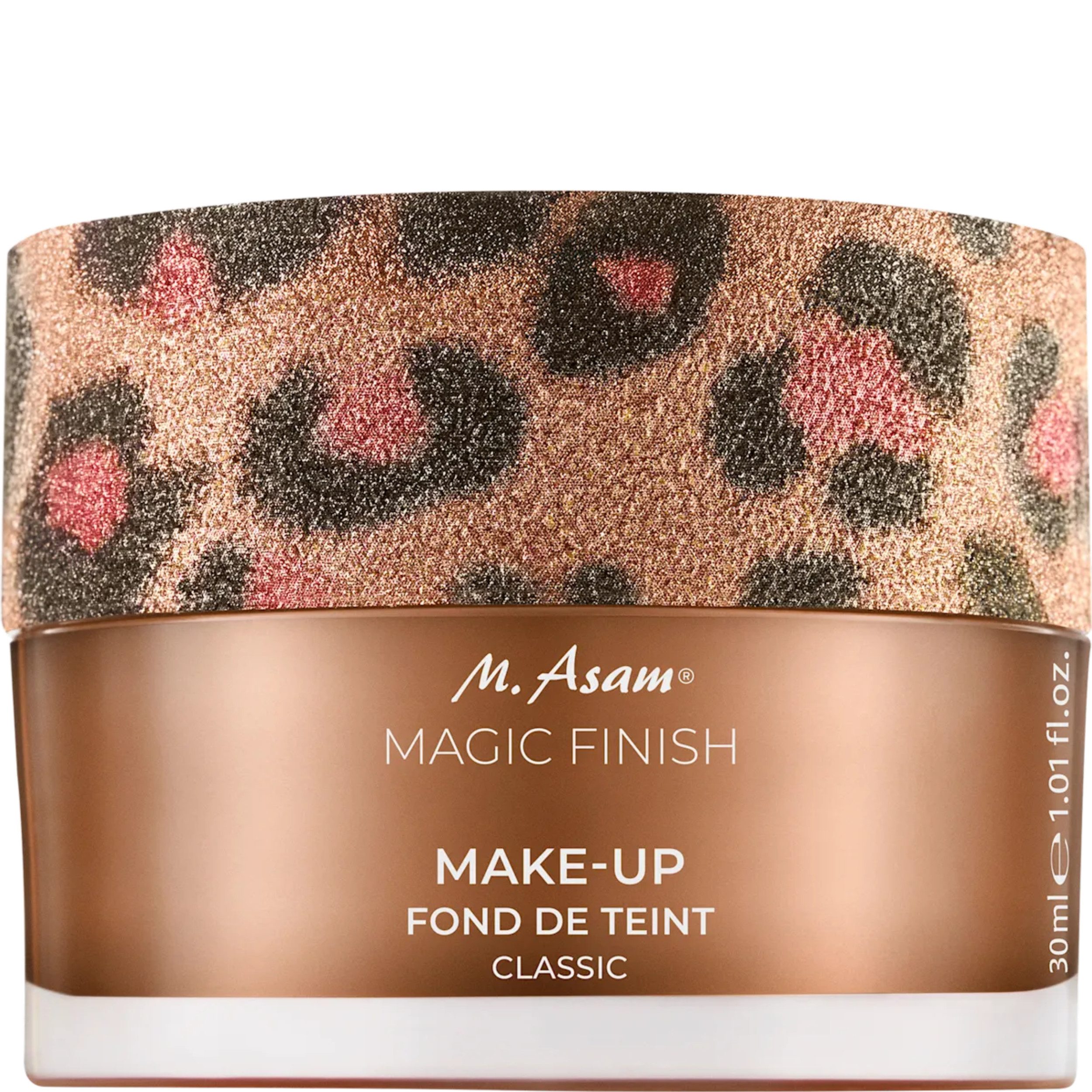 asambeauty Foundation M. Asam Magic Finish Make up 30 ml, + Vitamin E, 4in1 (Primer, Concealer, Foundation, Puder)