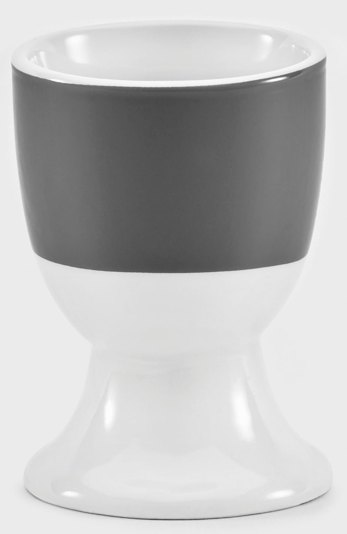 van Well Eierbecher Vario, (Set, 6-tlg., 6 Eierbecher), Porzellan, spülmaschinen- und mikrowellengeeignet