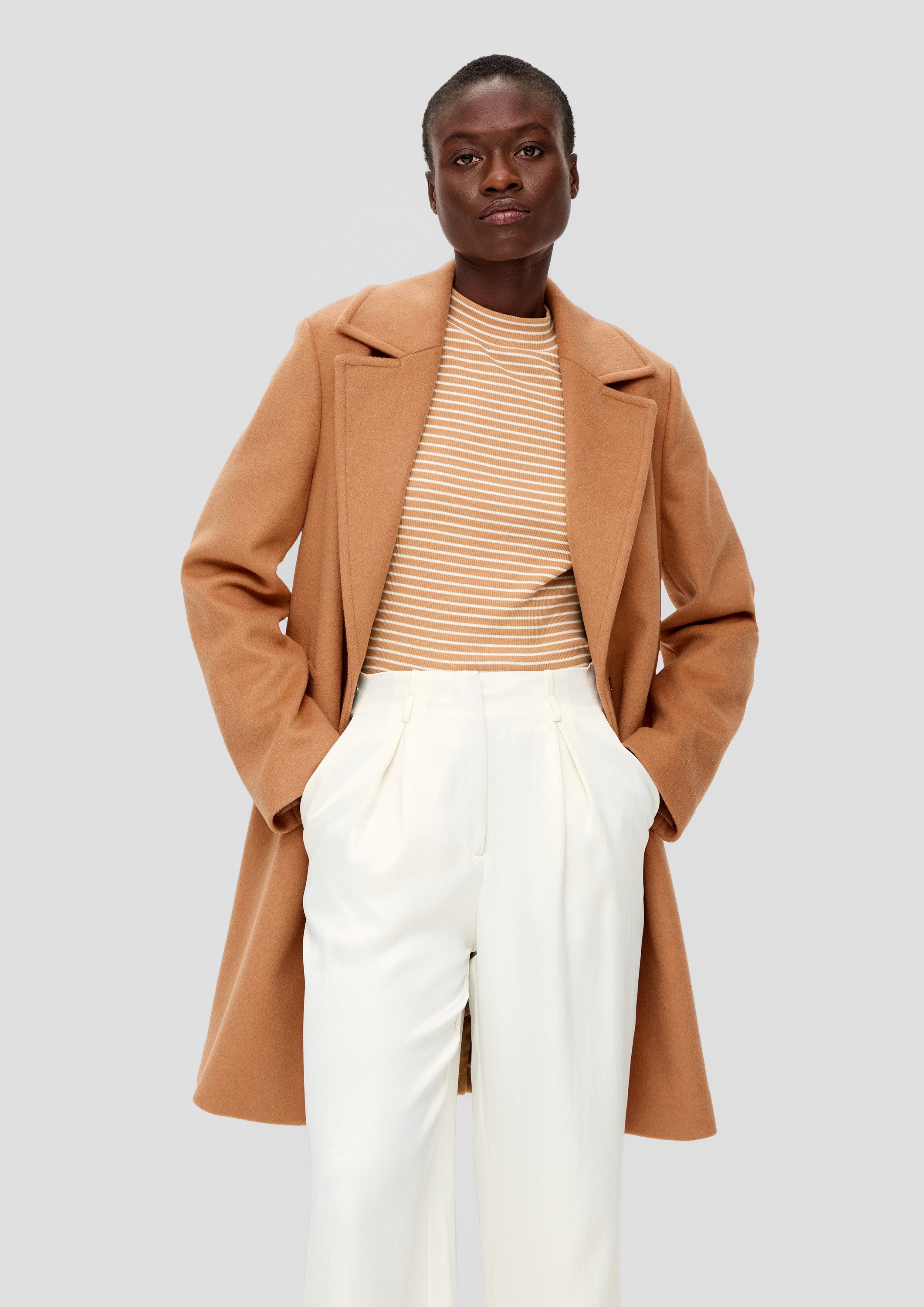 s.Oliver Funktionsmantel Outdoor-Mantel Mantel aus Wollmix günstig online kaufen