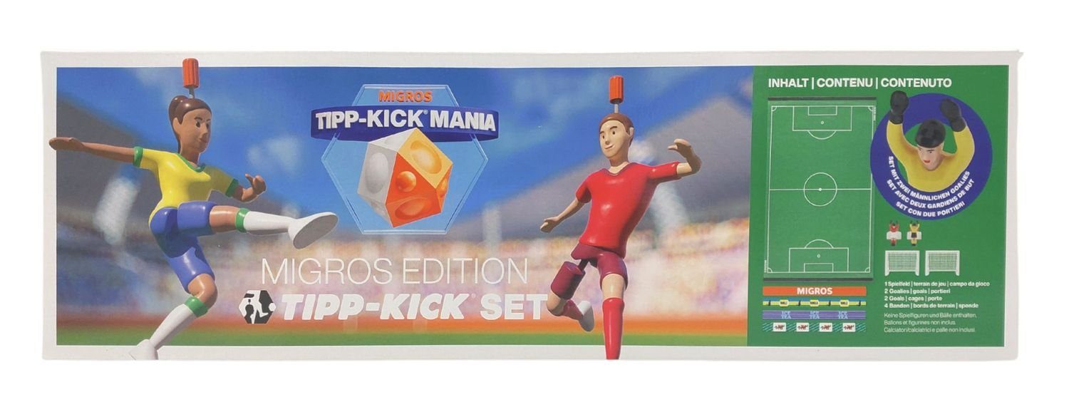 BURI Tischfußballspiel Tipp-Kick Mania Spieleset Migros Tischfußball Kicker Spieler Spieleset