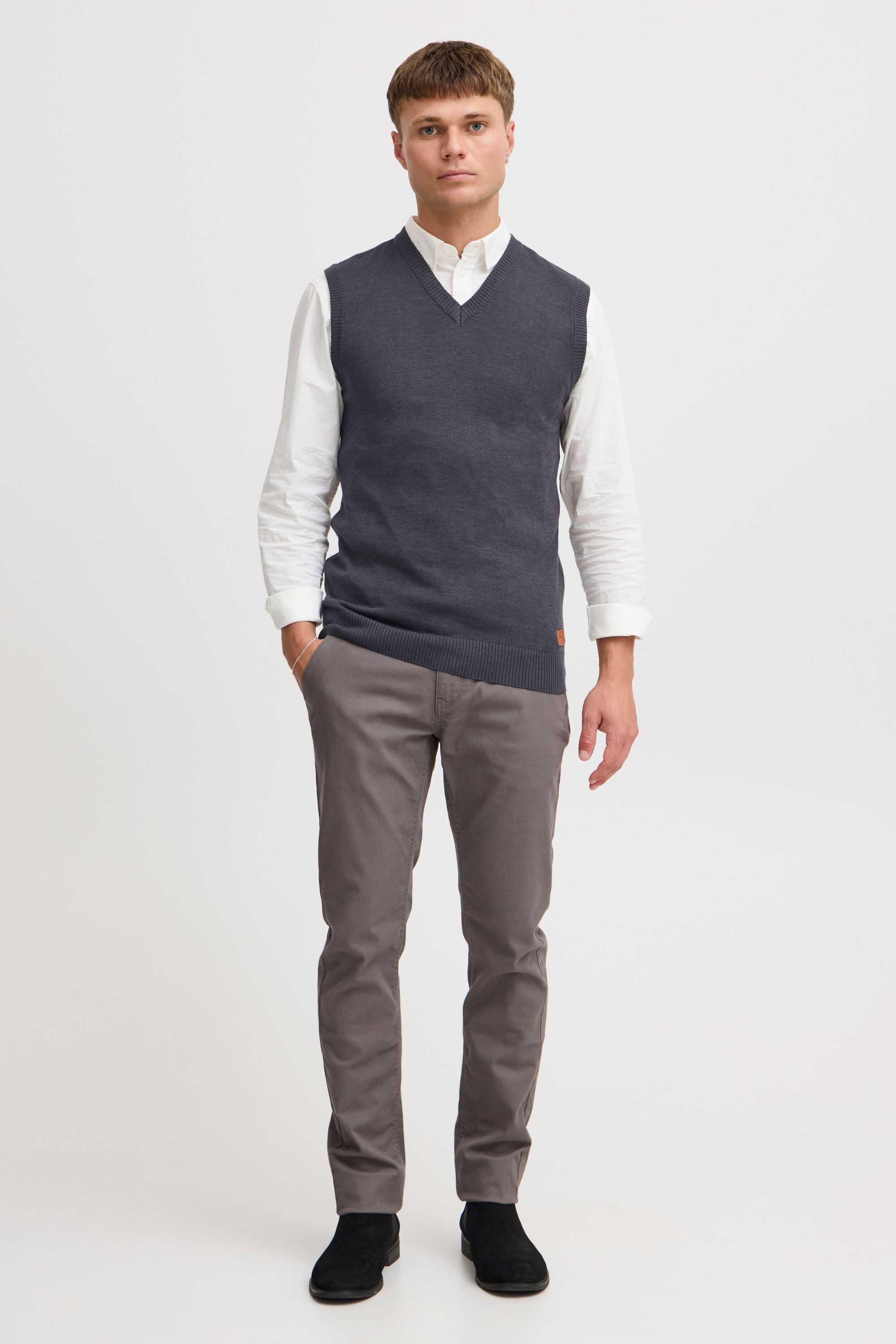 Blend Pullunder BHLarsson Stilvoller Pullunder mit V-Ausschnitt