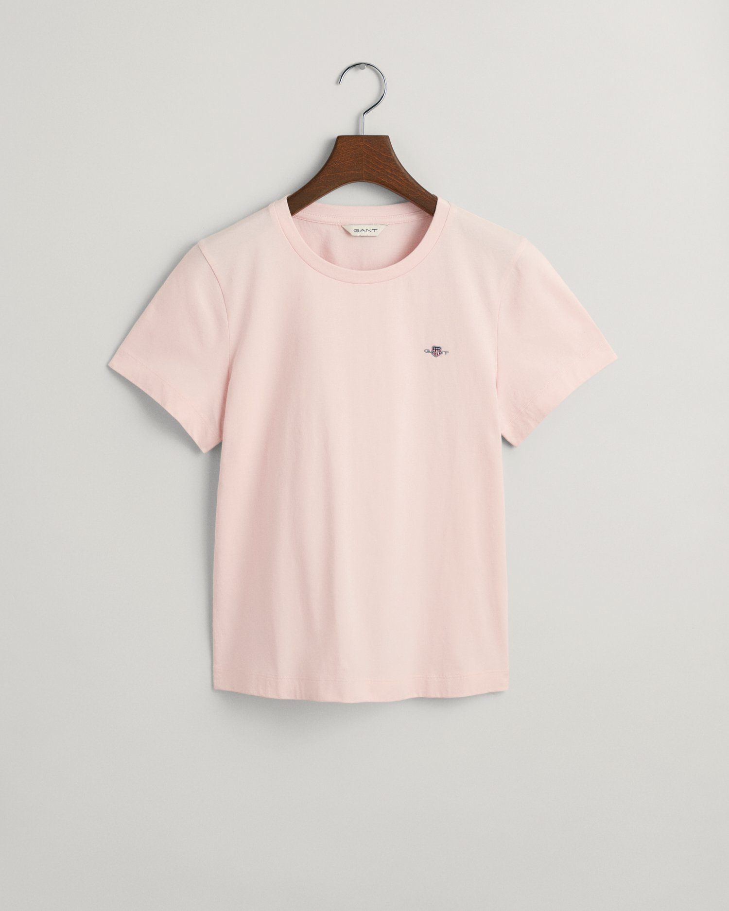 Gant T-Shirt REG SHIELD SS T-SHIRT FADED PINK | T-Shirts