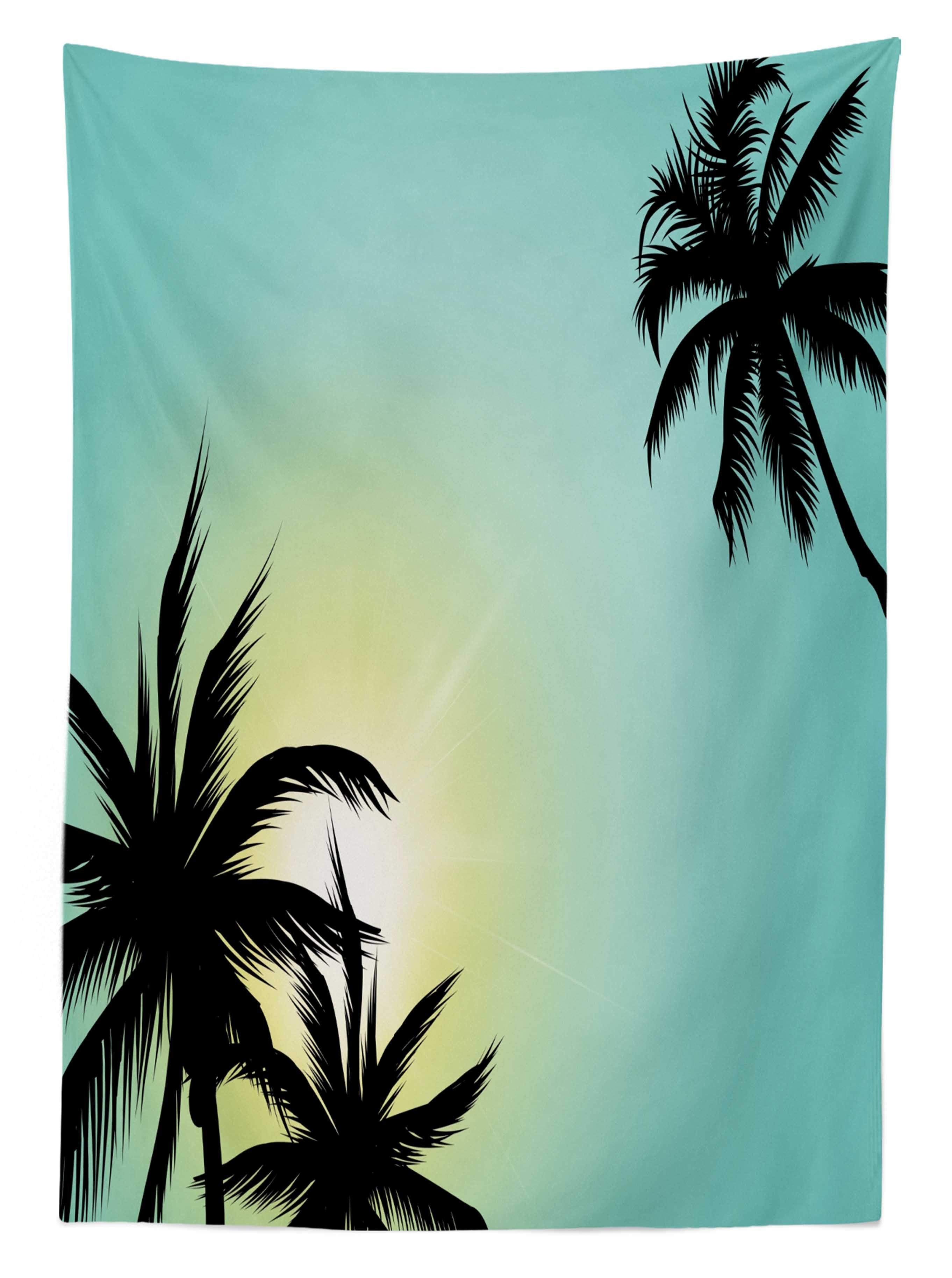 Bereich Für Klare geeignet Hawaiian Farbfest Waschbar Außen Miami den Sun Tischdecke Beach Modern Farben, Abakuhaus