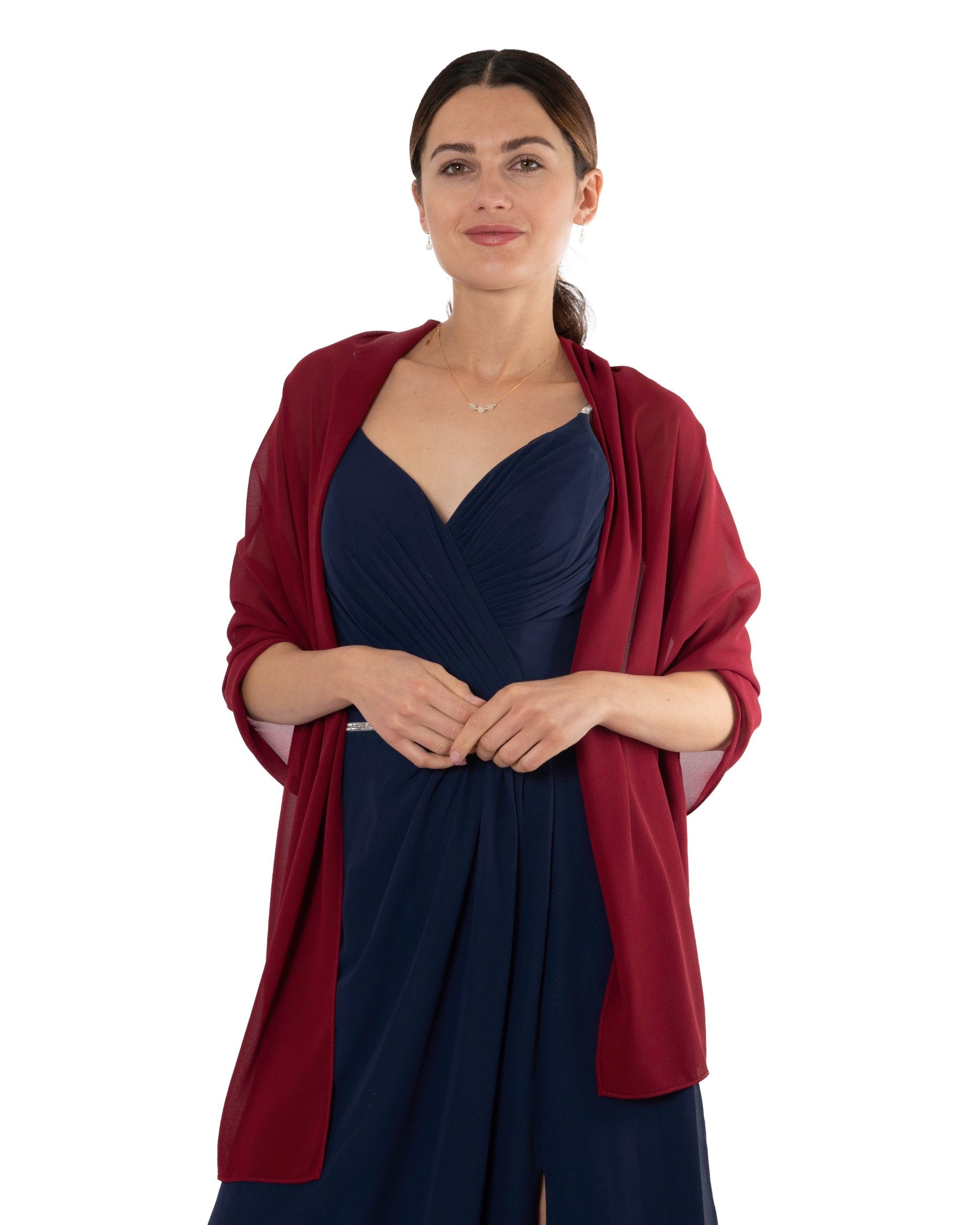 MayTree Modeschal Chiffon Schal Stola Umschlagtuch für Abendkleid Cocktailk günstig online kaufen